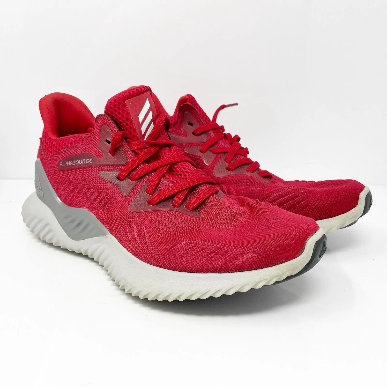 Adidas Mens Alphabounce Beyond B37226 Red Running Shoes Sneakers Size 7.5