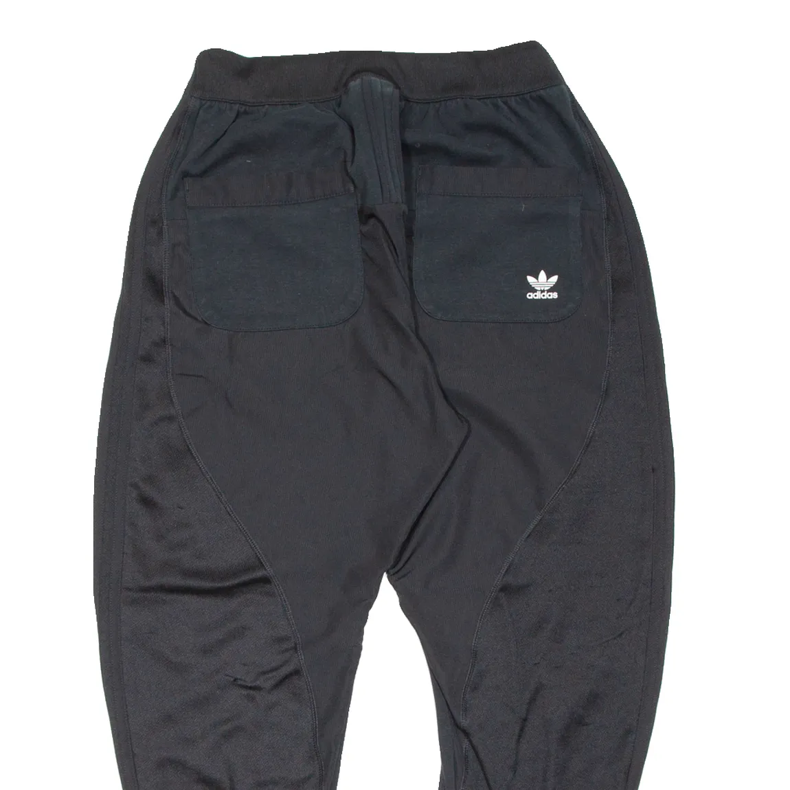 ADIDAS Mens Joggers Black Tapered M W26 L25