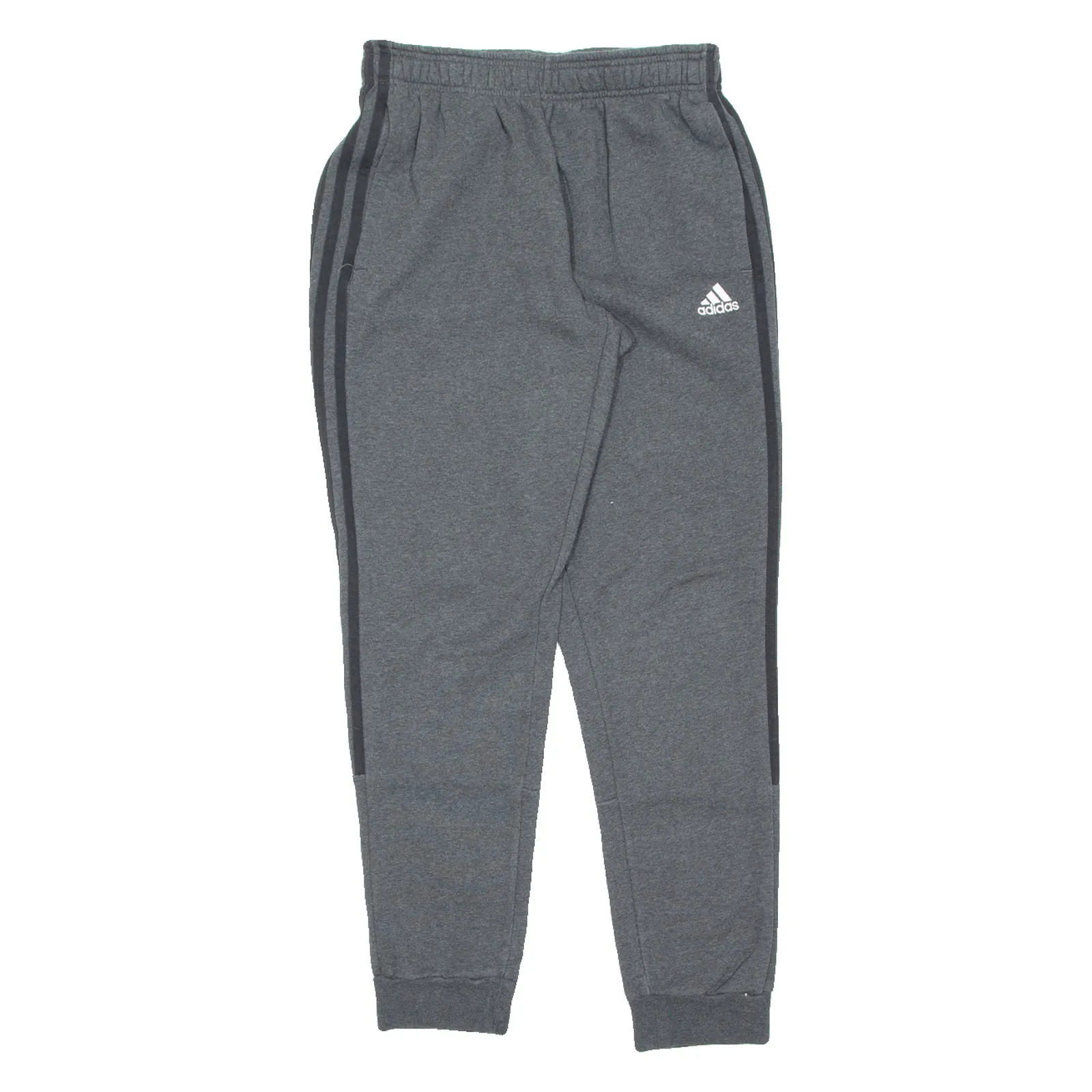 ADIDAS Mens Joggers Grey Tapered S W27 L30