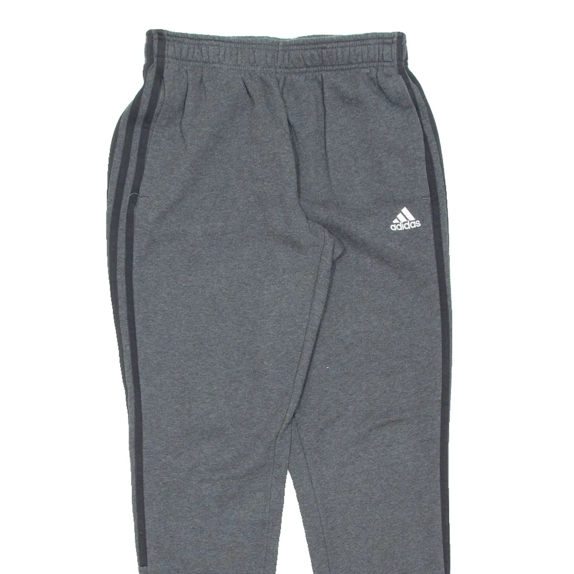 ADIDAS Mens Joggers Grey Tapered S W27 L30