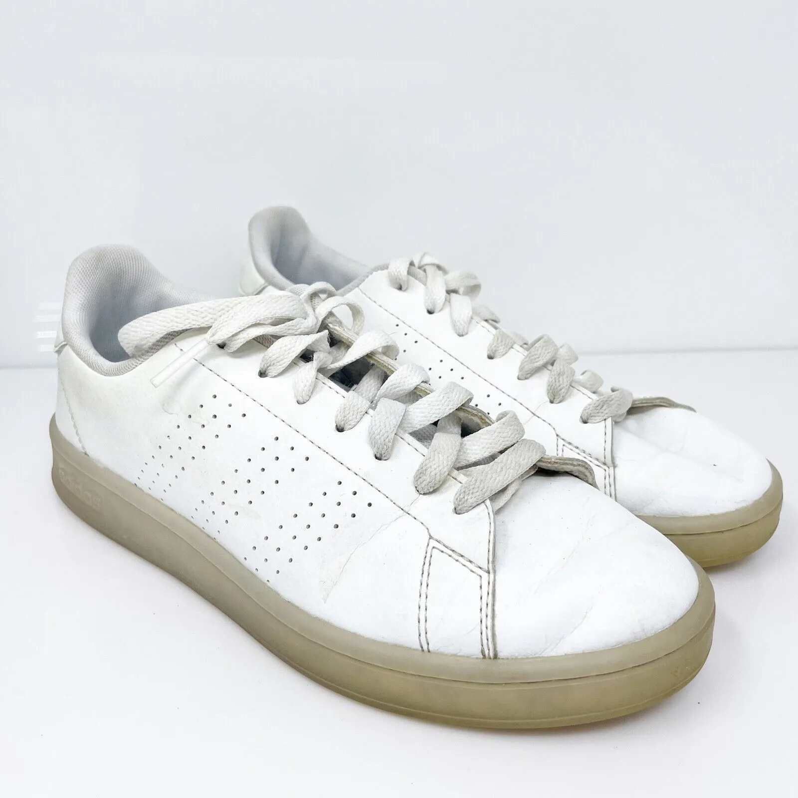 Adidas Womens Advantage GZ8133 White Casual Shoes Sneakers Size 7