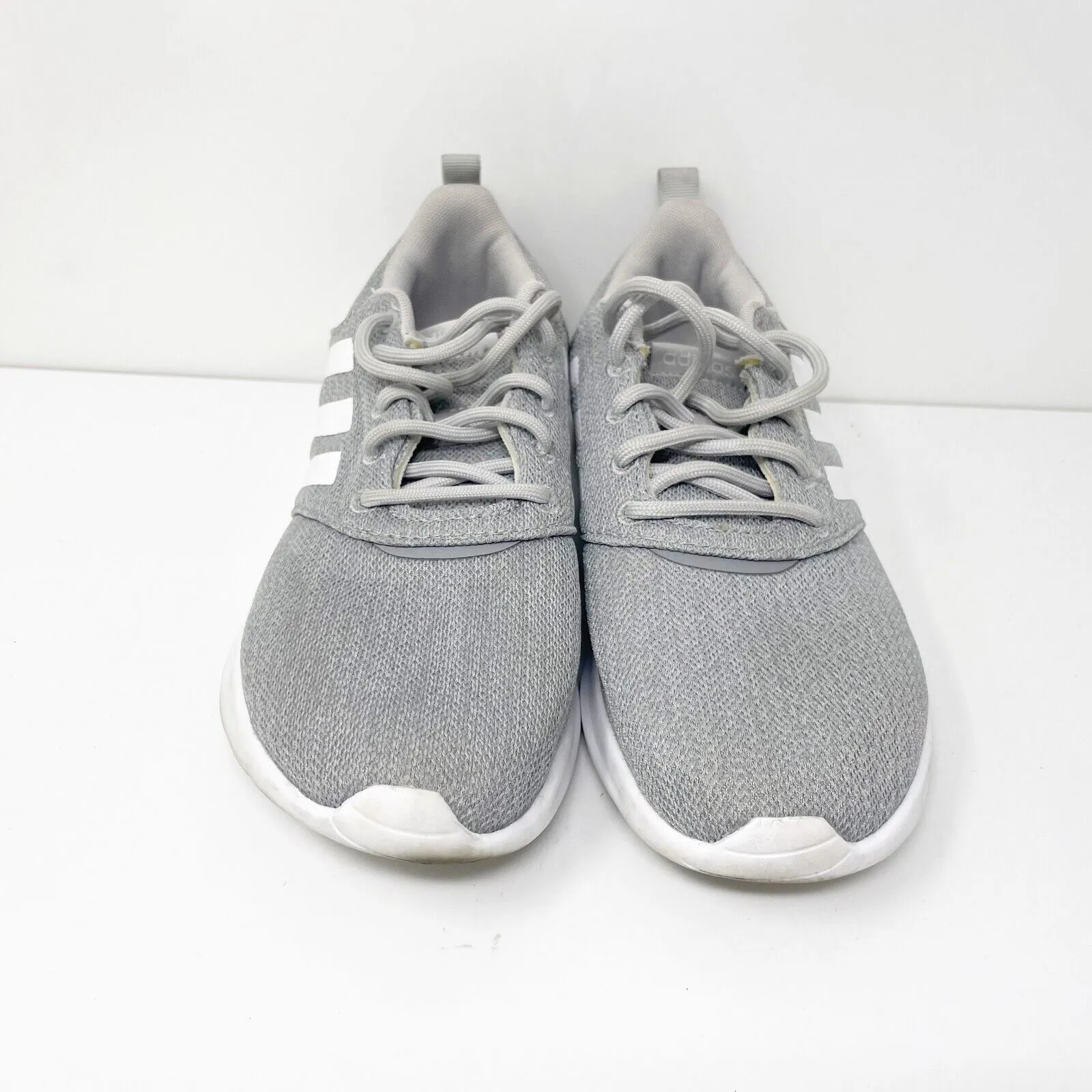 Adidas Womens QT Racer 2.0 FY8312 Gray Running Shoes Sneakers Size 8.5