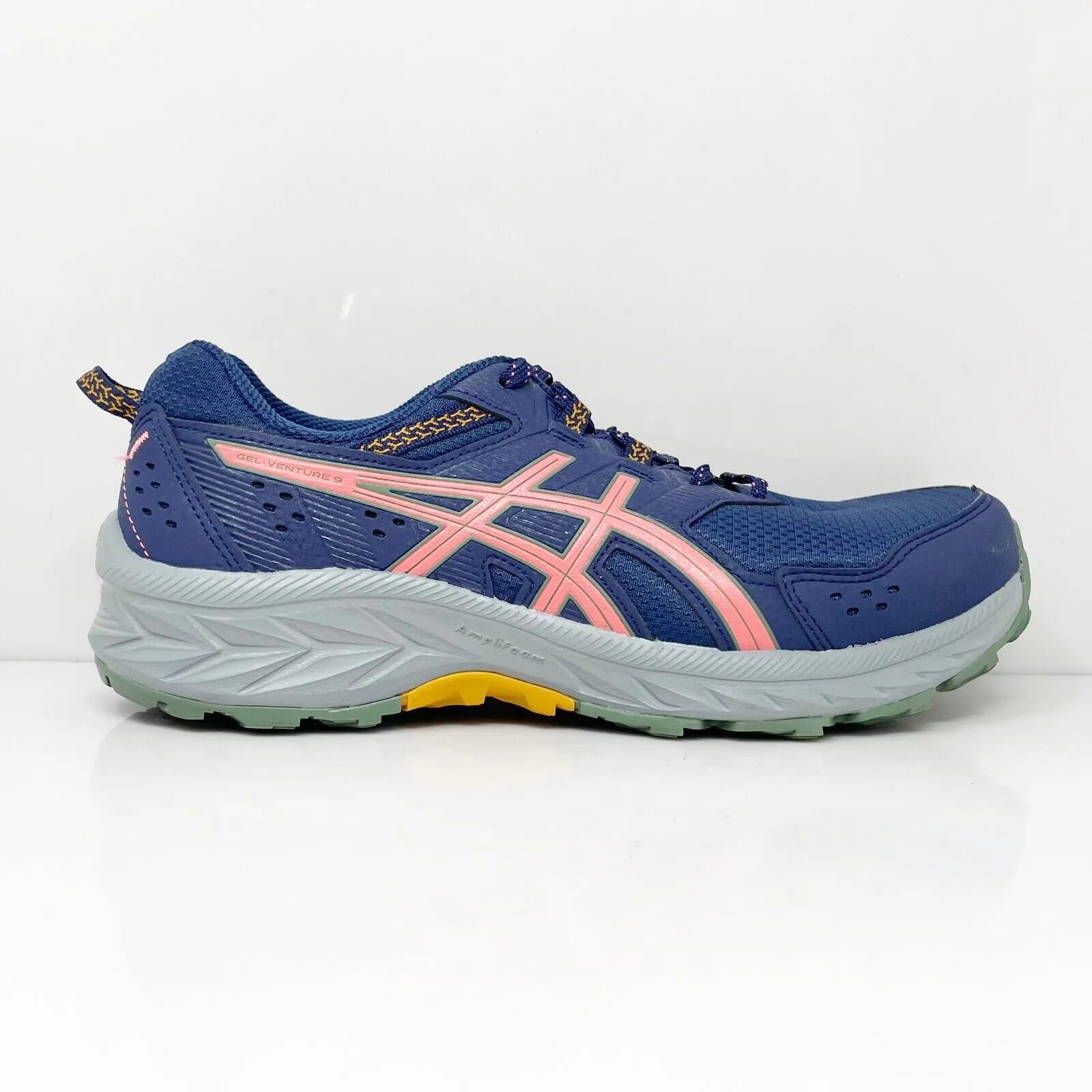 Asics Womens Gel Venture 9 1012B314 Blue Running Shoes Sneakers Size 8 W