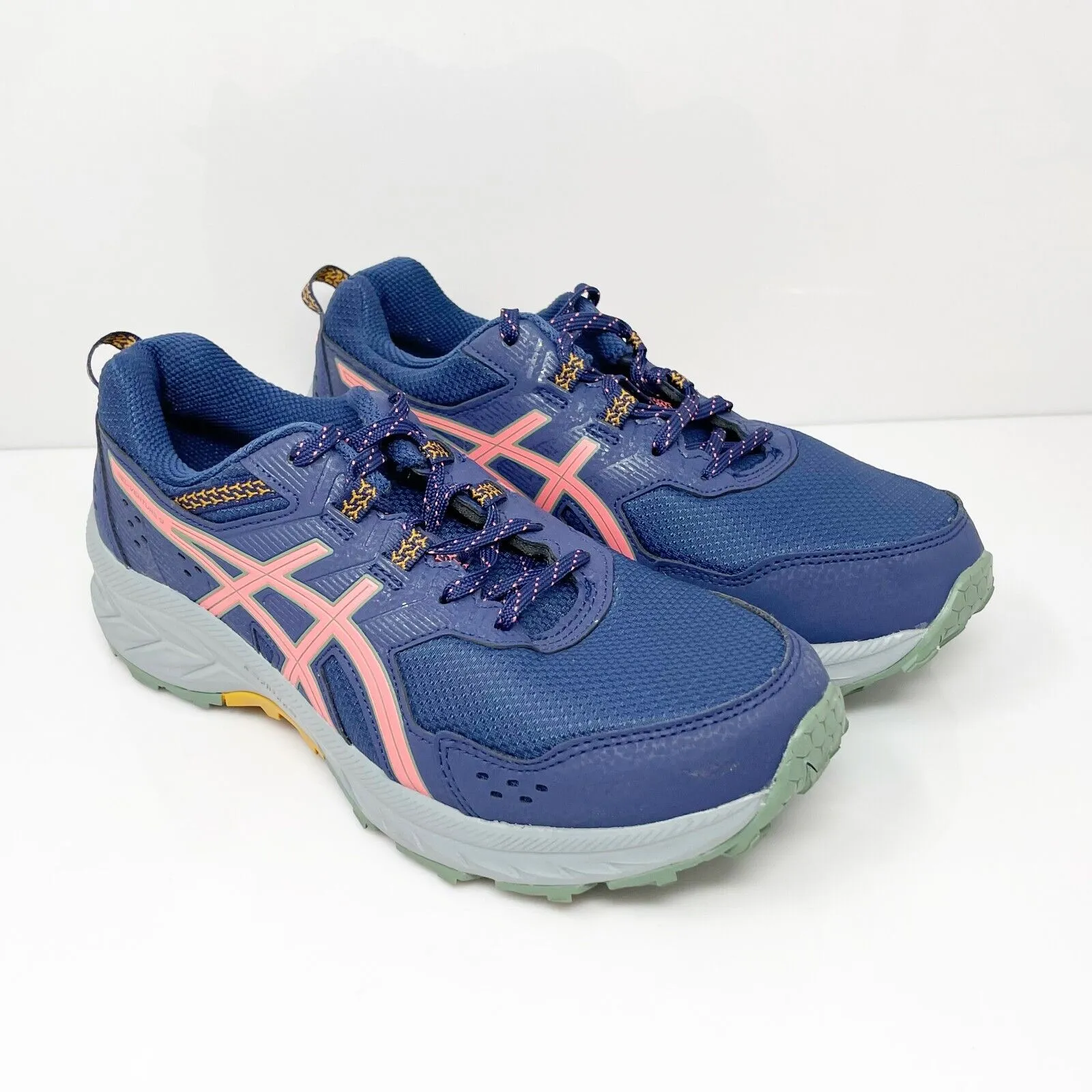 Asics Womens Gel Venture 9 1012B314 Blue Running Shoes Sneakers Size 8 W