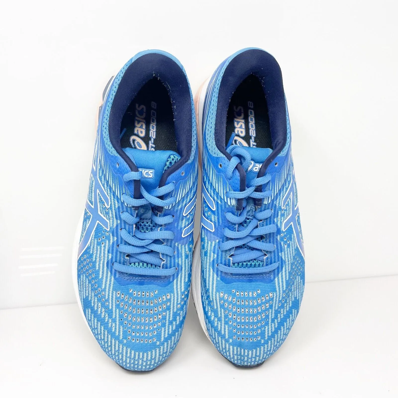 Asics Womens GT 2000 8 1012A591 Blue Running Shoes Sneakers Size 7.5