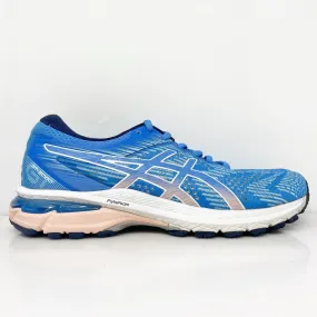 Asics Womens GT 2000 8 1012A591 Blue Running Shoes Sneakers Size 7.5