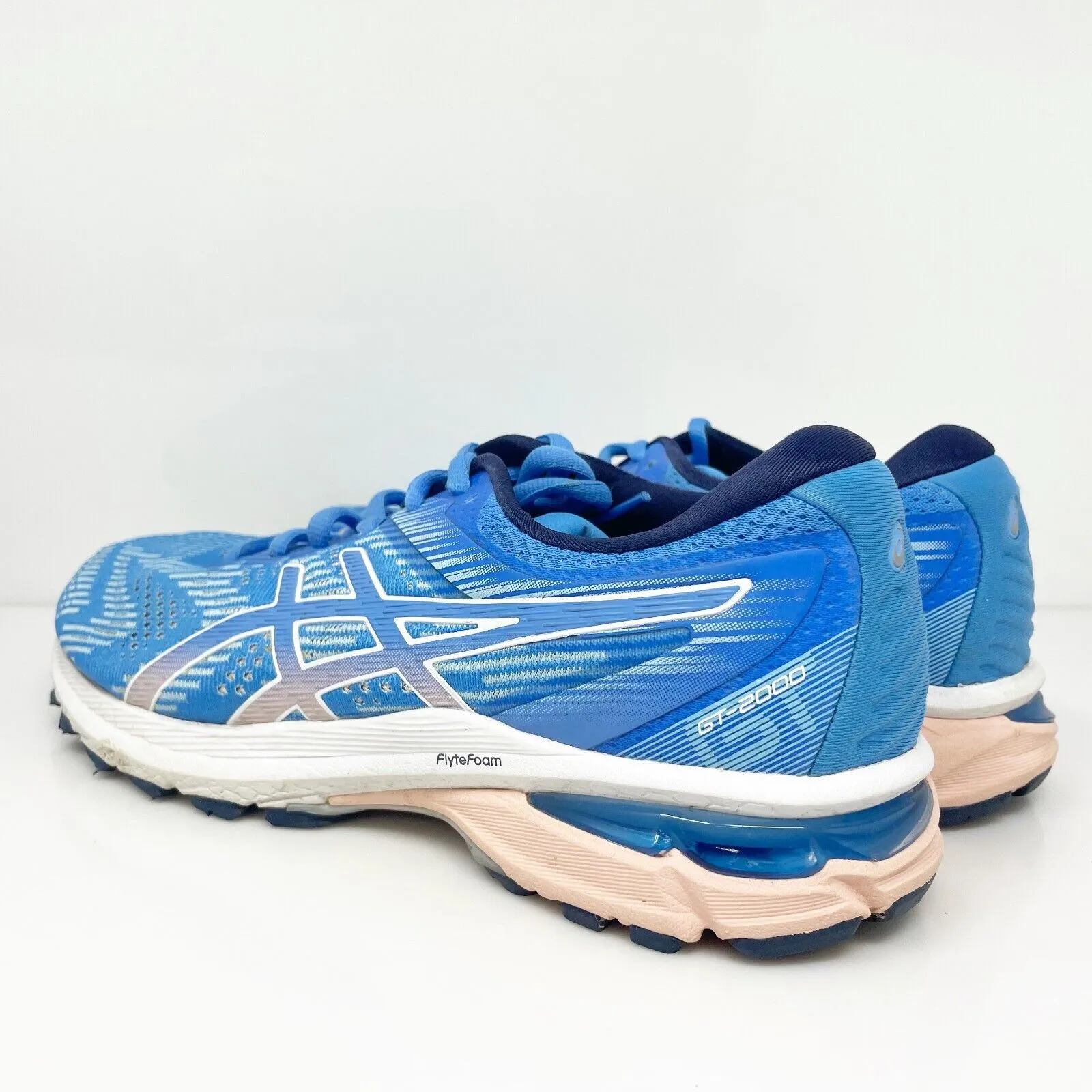 Asics Womens GT 2000 8 1012A591 Blue Running Shoes Sneakers Size 7.5