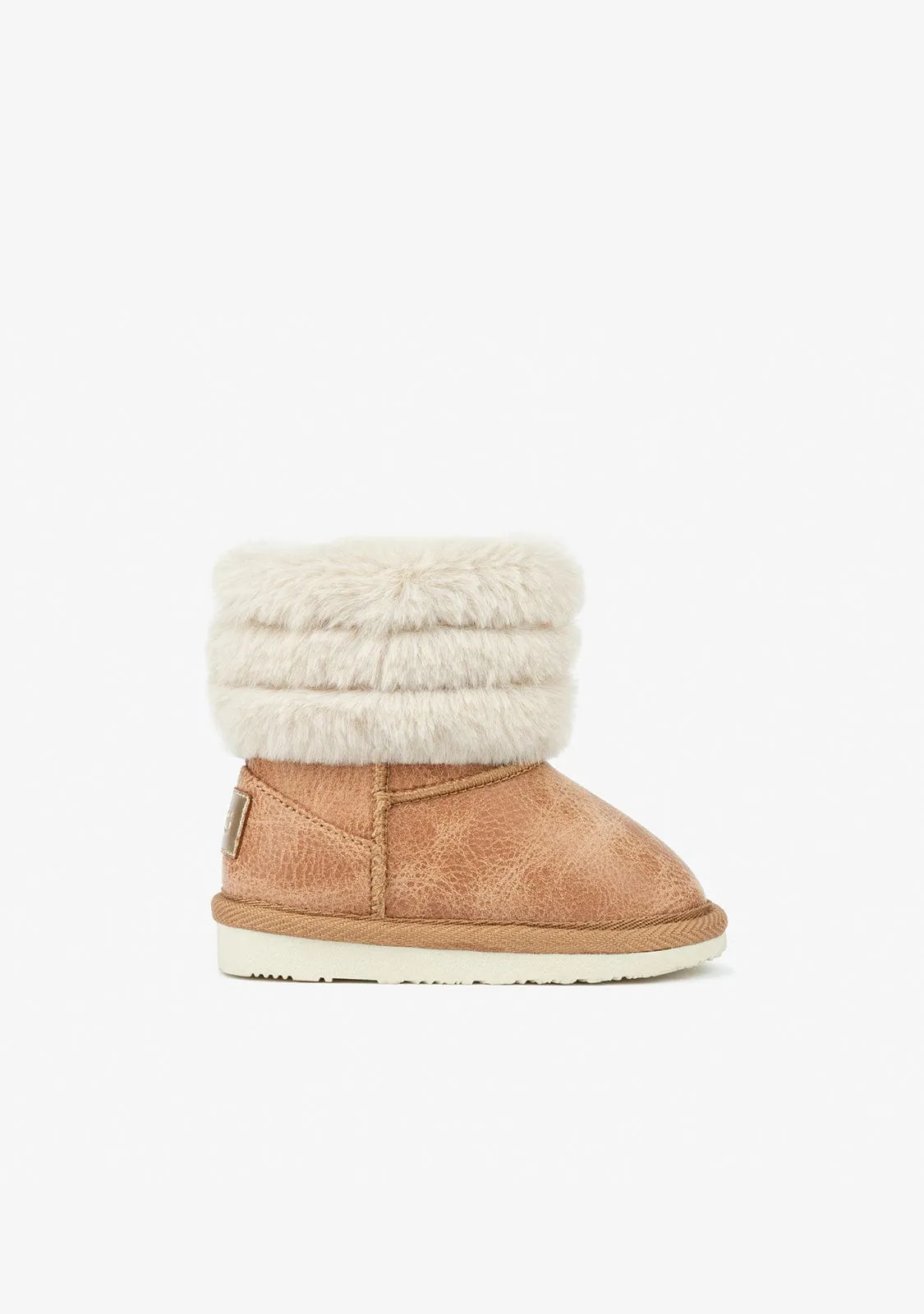 Baby's Camel Aviator Fur Australian Boots