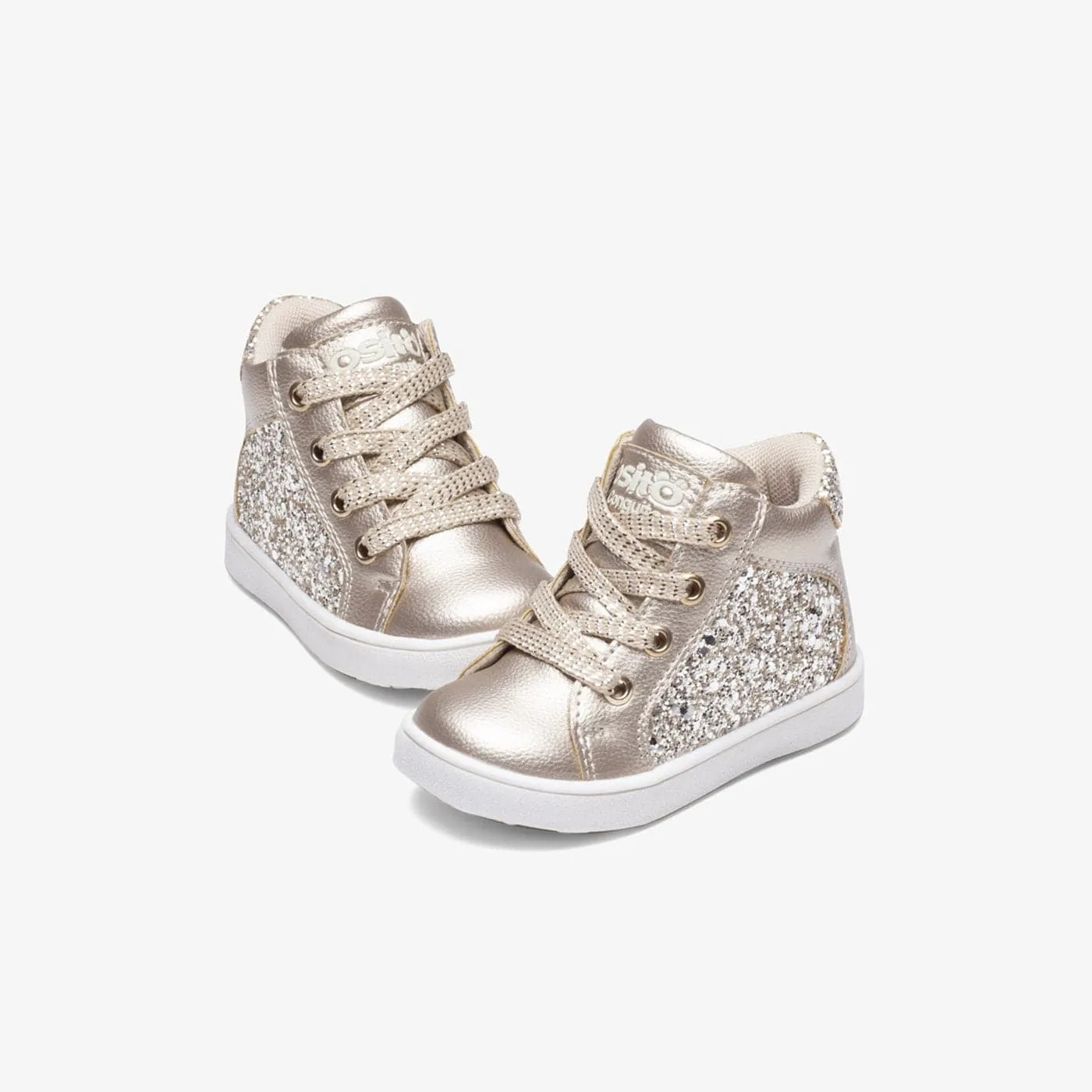 Baby's Platinum Glitter Boots