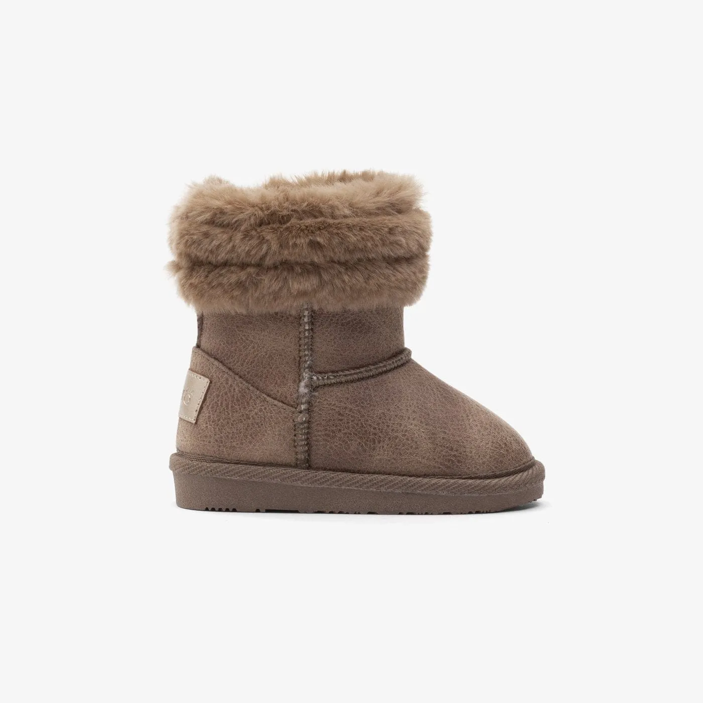 Baby's Taupe Fur Australian Boots