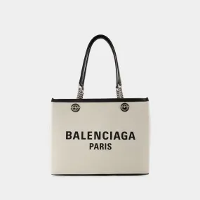 Balenciaga  Duty Free Tote Bag M - Balenciaga - Cotton - Beige