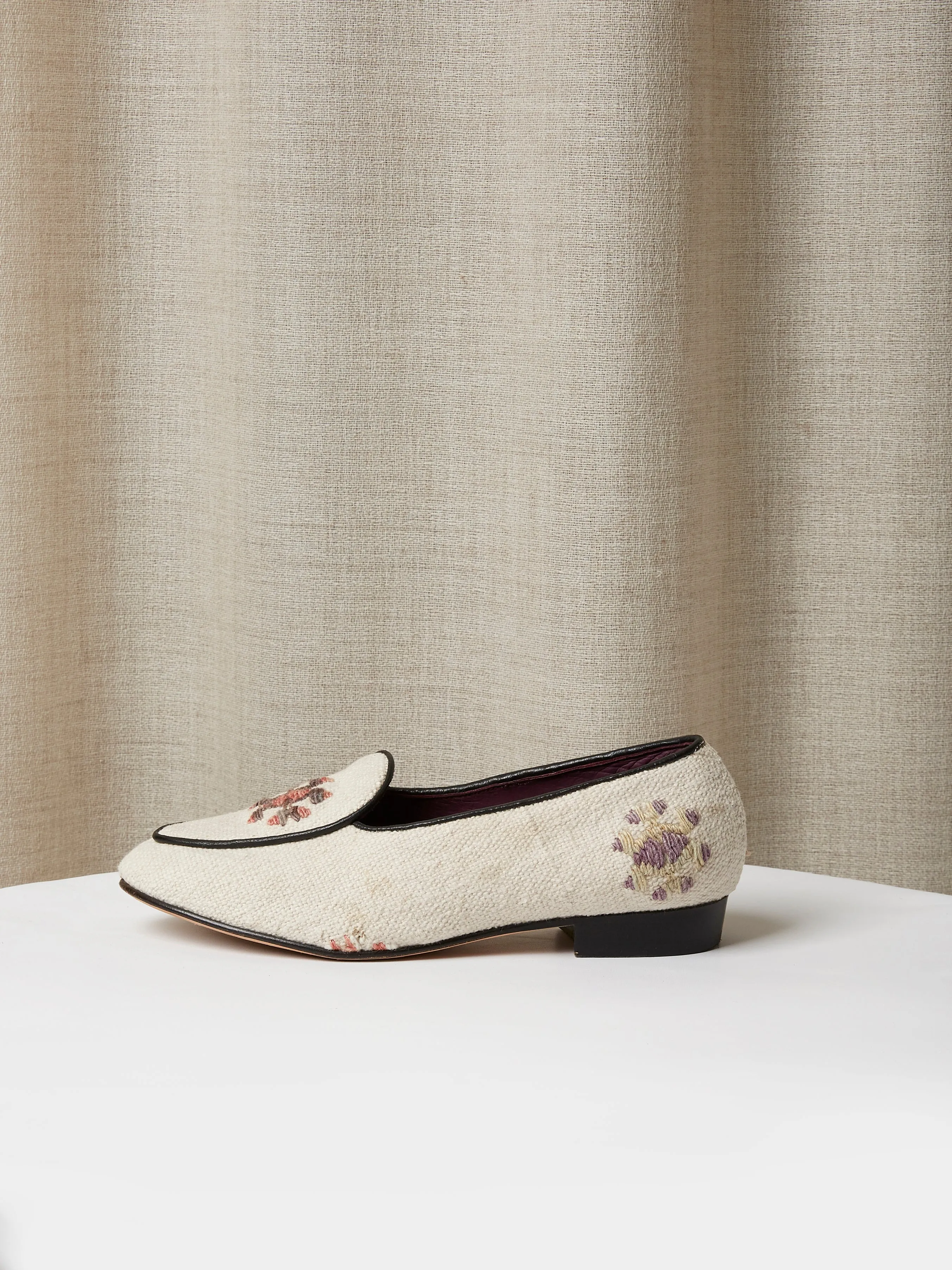 Belgian Loafers in Antique Kilim