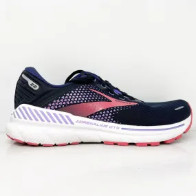 Brooks Womens Adrenaline GTS 22 1203531B080 Blue Running Shoes Sneakers Size 10B