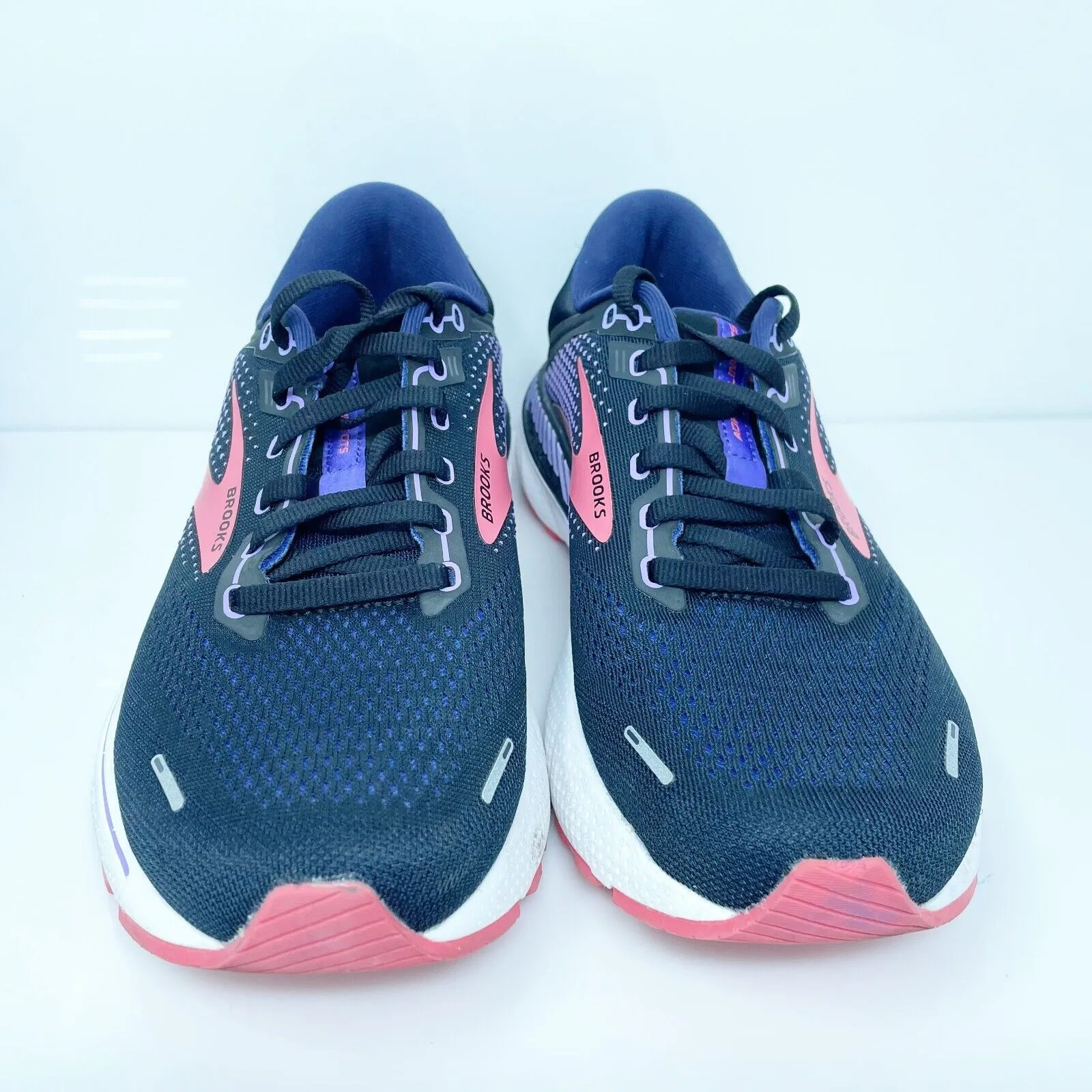 Brooks Womens Adrenaline GTS 22 1203531B080 Blue Running Shoes Sneakers Sz 9.5 B