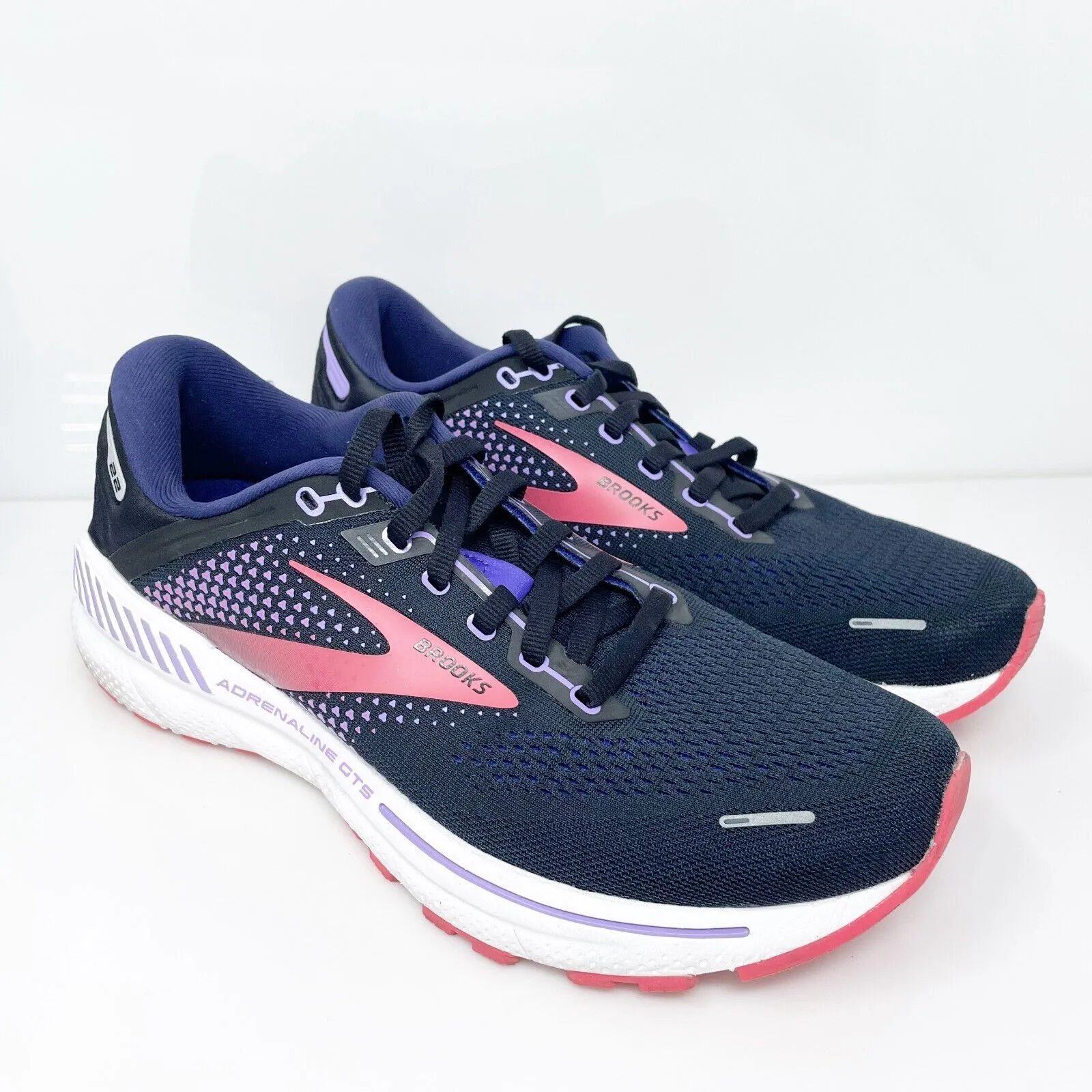 Brooks Womens Adrenaline GTS 22 1203531B080 Blue Running Shoes Sneakers Sz 9.5 B