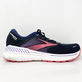 Brooks Womens Adrenaline GTS 22 1203531B080 Blue Running Shoes Sneakers Sz 9.5 B