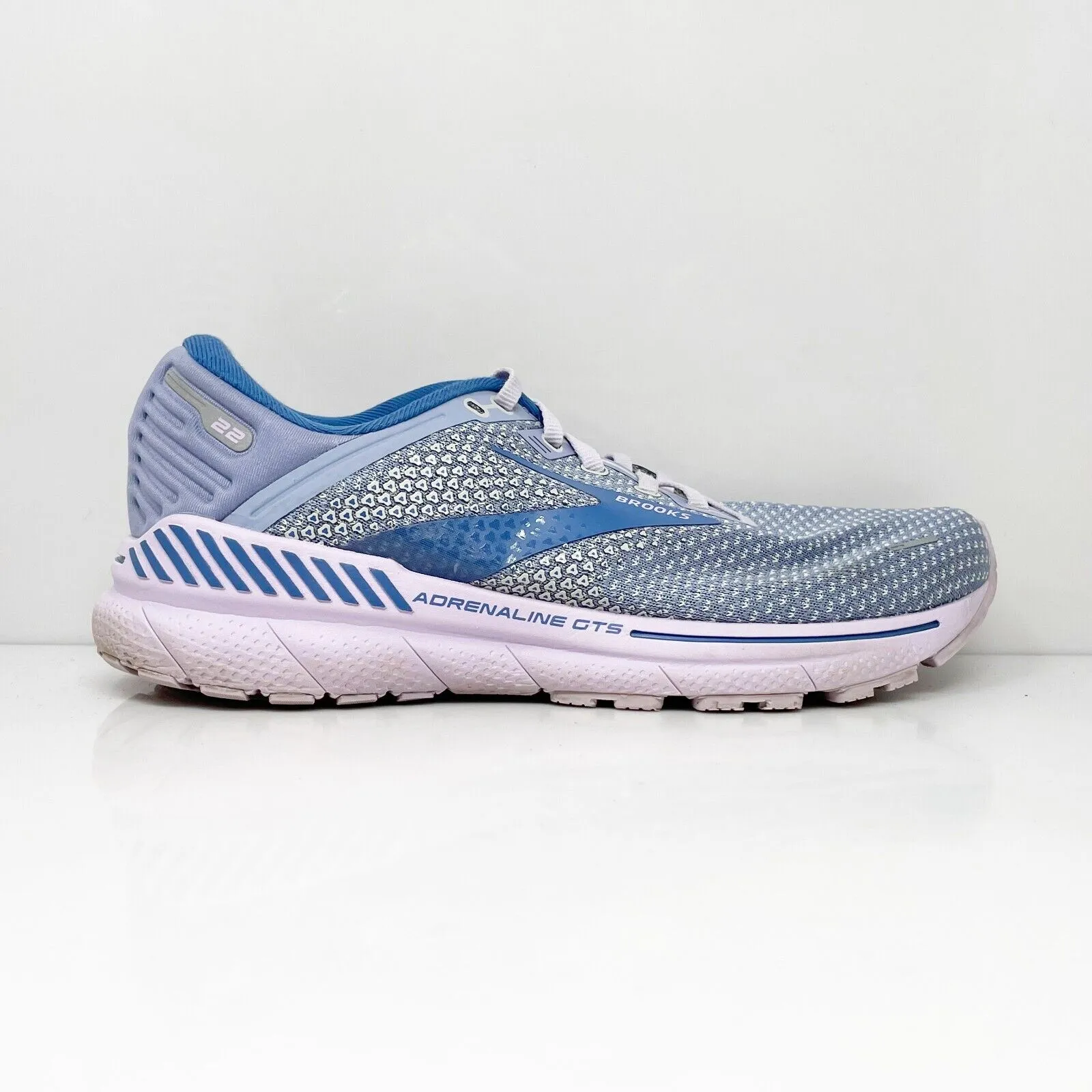 Brooks Womens Adrenaline GTS 22 1203531B589 Blue Running Shoes Sneakers 10 B