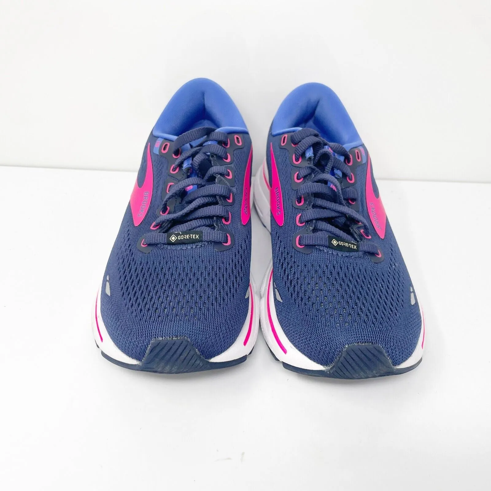 Brooks Womens Ghost 15 GTX 1203821B460 Blue Running Shoes Sneakers Size 6.5 B