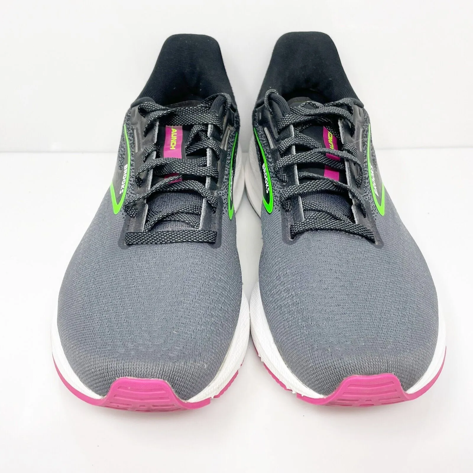 Brooks Womens Launch 10 1203981D074 Gray Running Shoes Sneakers Size 7.5 D