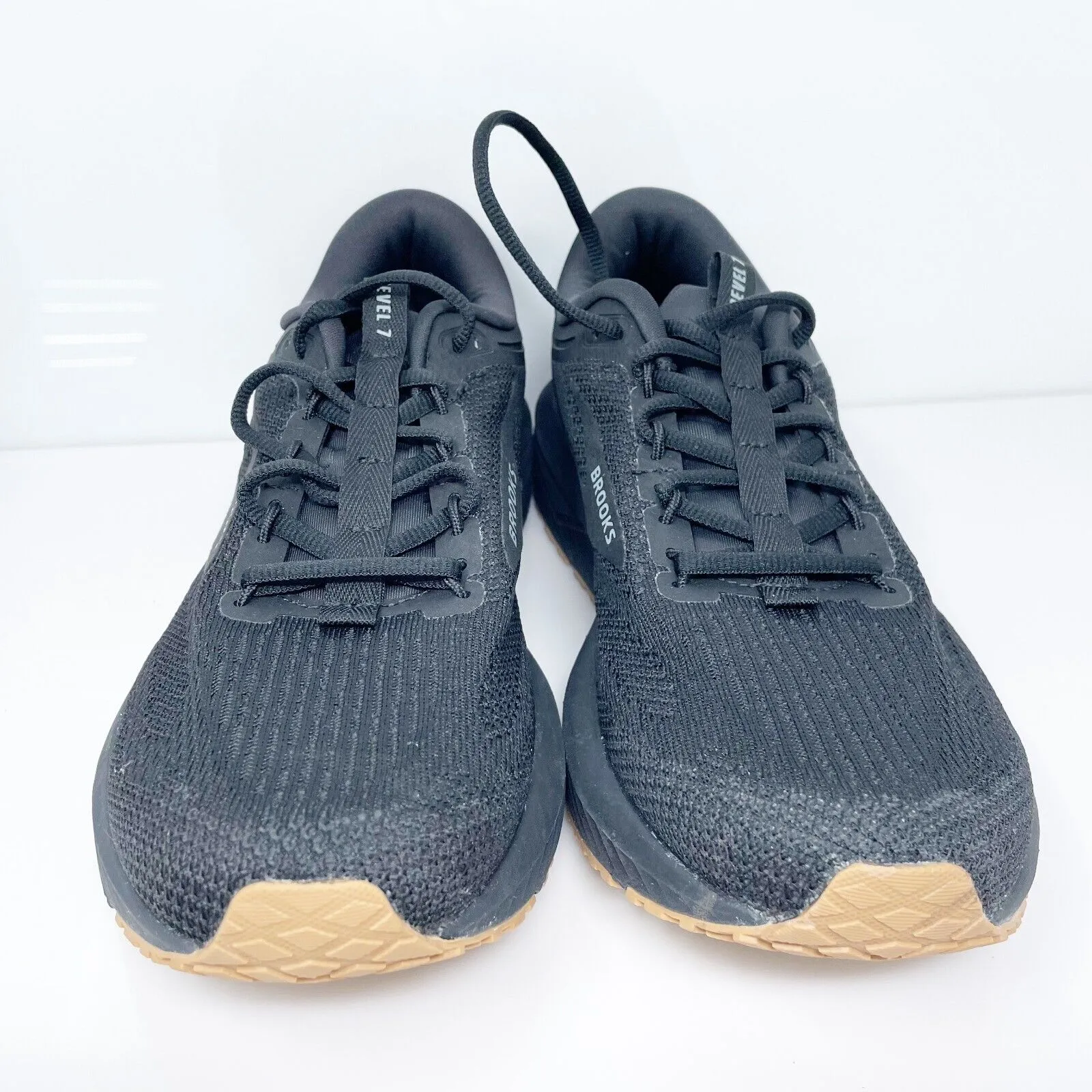 Brooks Womens Revel 7 1204241B072 Black Running Shoes Sneakers Size 10.5 B