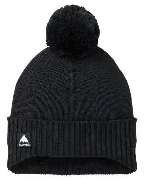 Burton Fleece-Lined Earflap Beanie - True Black | Shop Headwear at Trojan Wake Ski Snow & Snow Skiers Warehouse