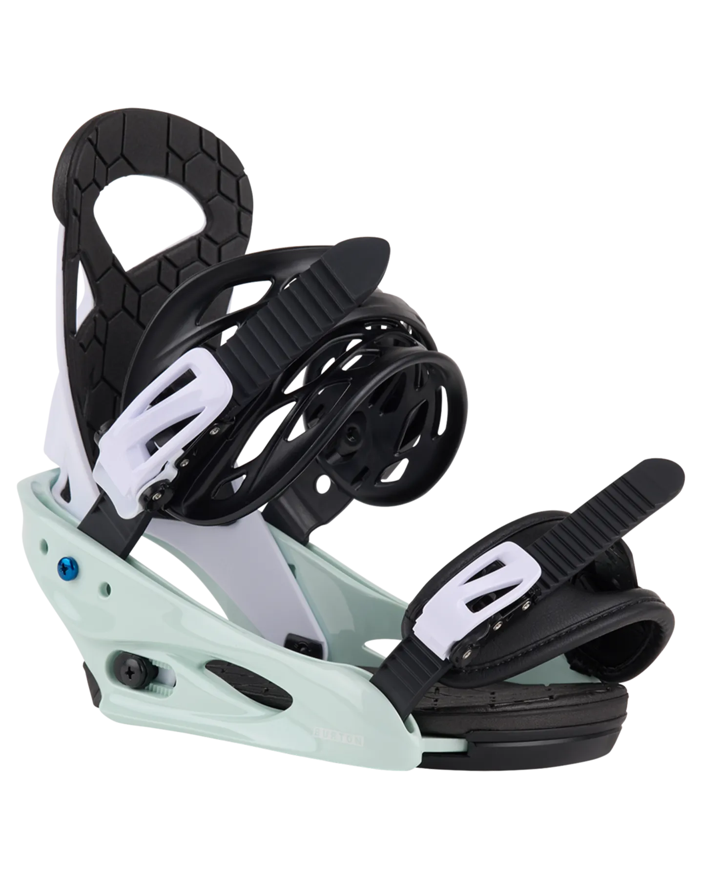 Burton Kids' Smalls Re:Flex Snowboard Bindings - Neo-Mint/White - 2024 | Shop Snowboard Bindings at Trojan Wake Ski Snow &am