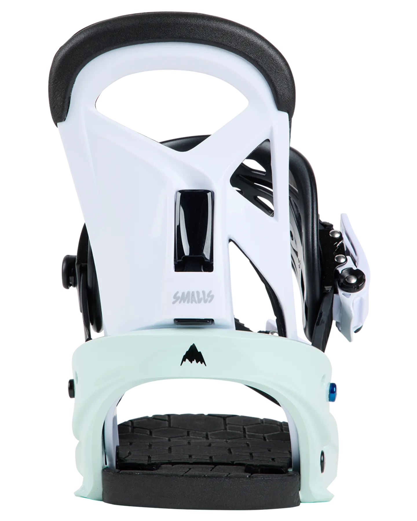 Burton Kids' Smalls Re:Flex Snowboard Bindings - Neo-Mint/White - 2024 | Shop Snowboard Bindings at Trojan Wake Ski Snow &am