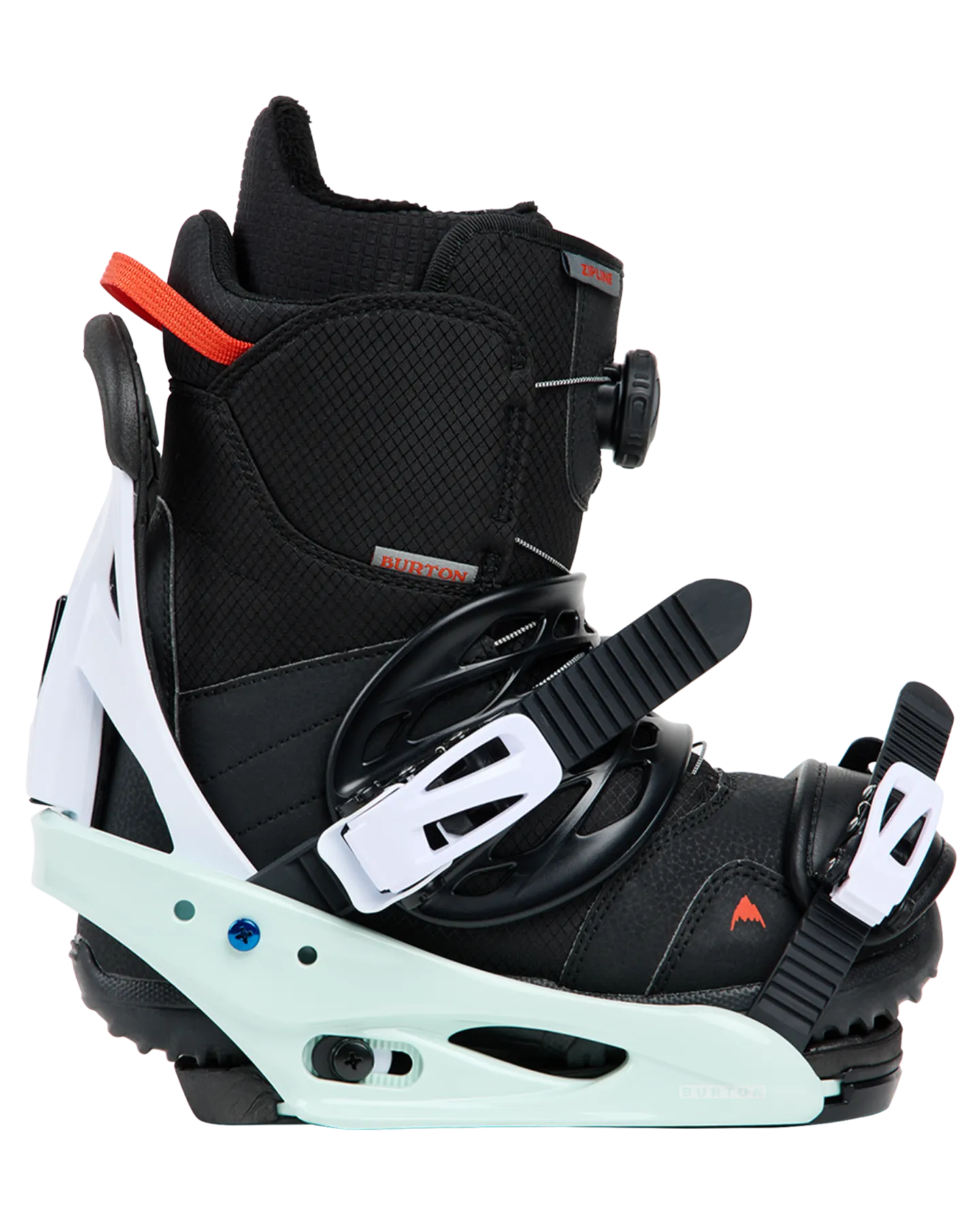 Burton Kids' Smalls Re:Flex Snowboard Bindings - Neo-Mint/White - 2024 | Shop Snowboard Bindings at Trojan Wake Ski Snow &am