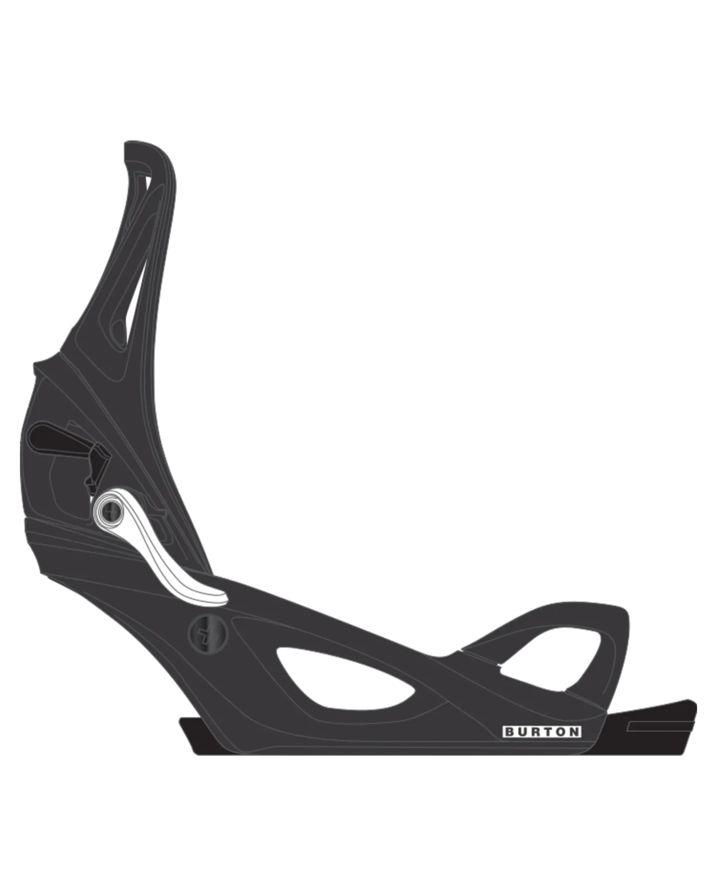 Burton Kids' Step On® Re:Flex Snowboard Bindings - Black | Shop Snowboard Bindings at Trojan Wake Ski Snow & Snow Skiers