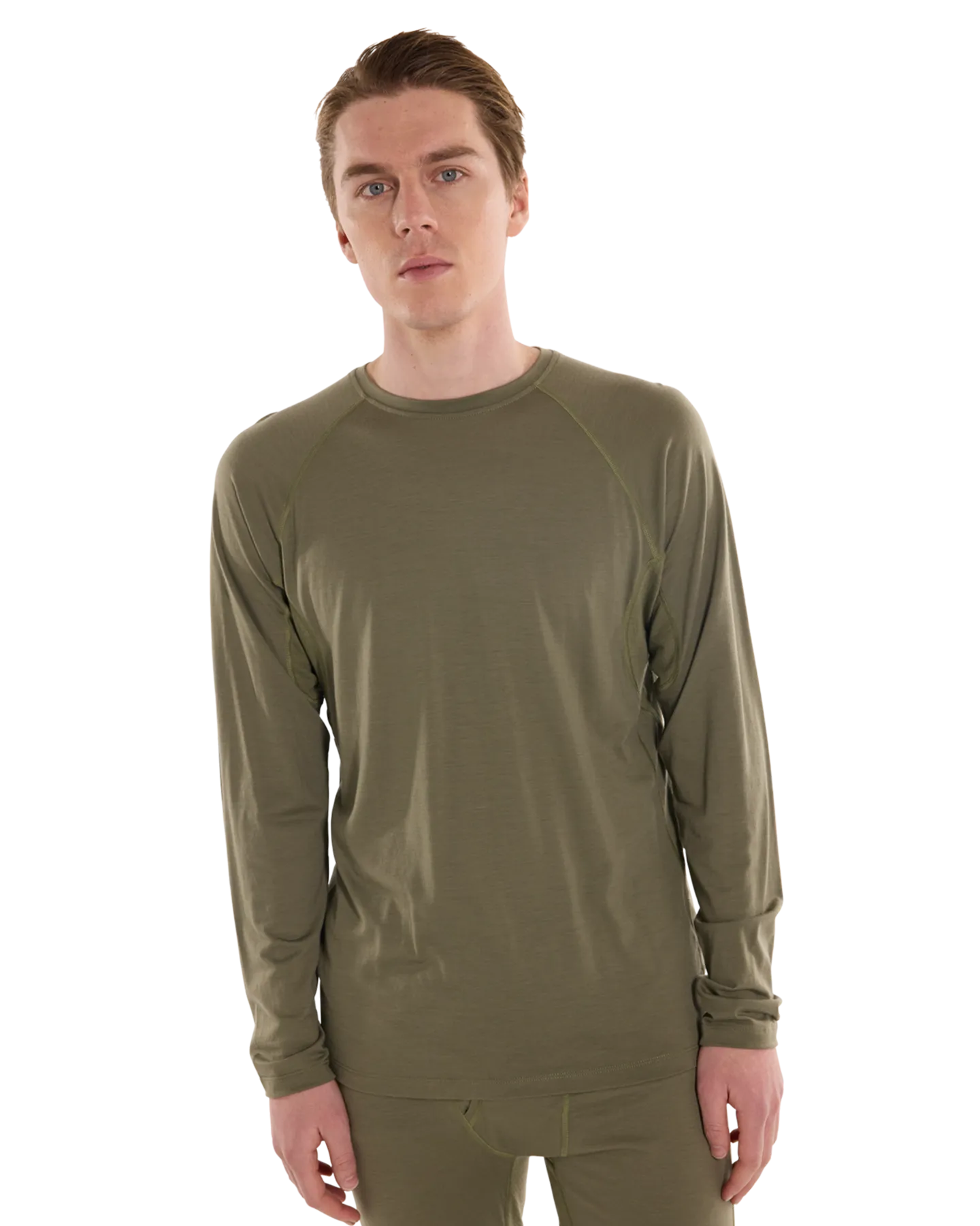 Burton Men's Phayse Merino Crewneck Fleece - Forest Moss | Shop Shirts & Tops at Trojan Wake Ski Snow & Snow Skiers 