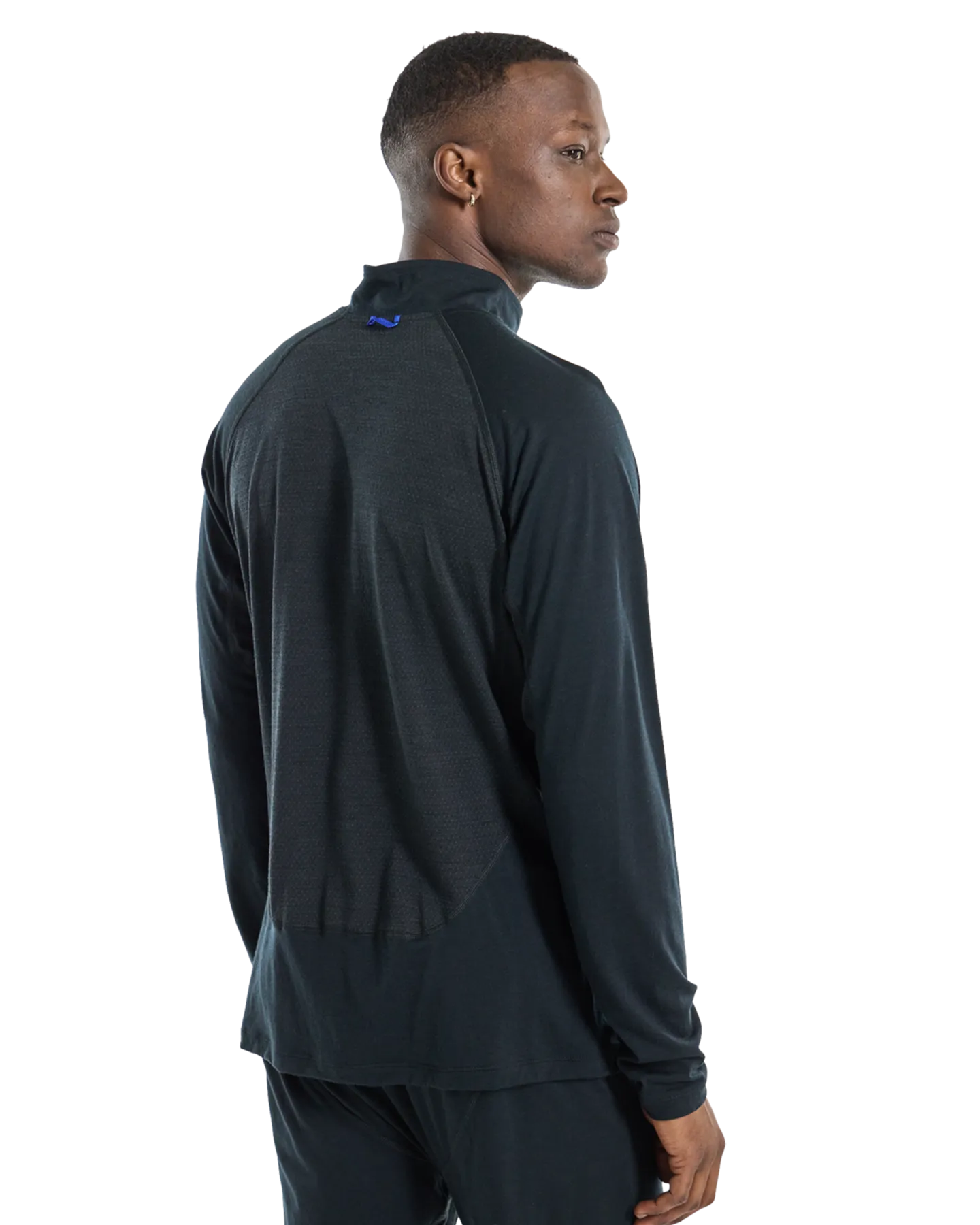 Burton Men's Phayse Merino Quarter Zip Fleece - True Black | Shop Shirts & Tops at Trojan Wake Ski Snow & Snow Skier