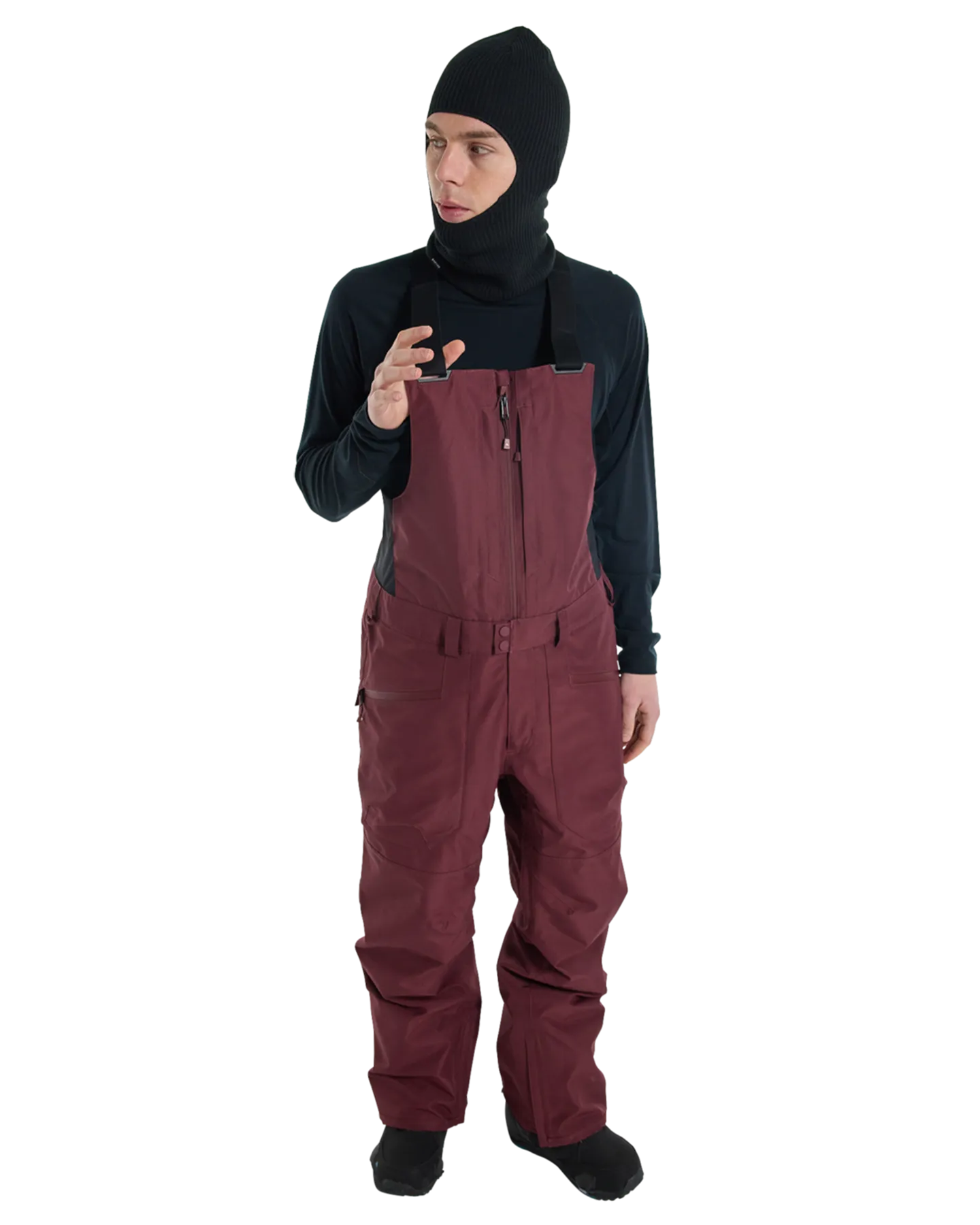 Burton Men's Reserve Gore‑Tex 2L Bib Snow Pants - Almandine | Shop Snow Pants & Suits at Trojan Wake Ski Snow & Snow