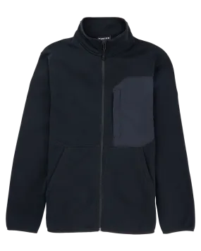 Burton Men's Runin Full-Zip Fleece - True Black