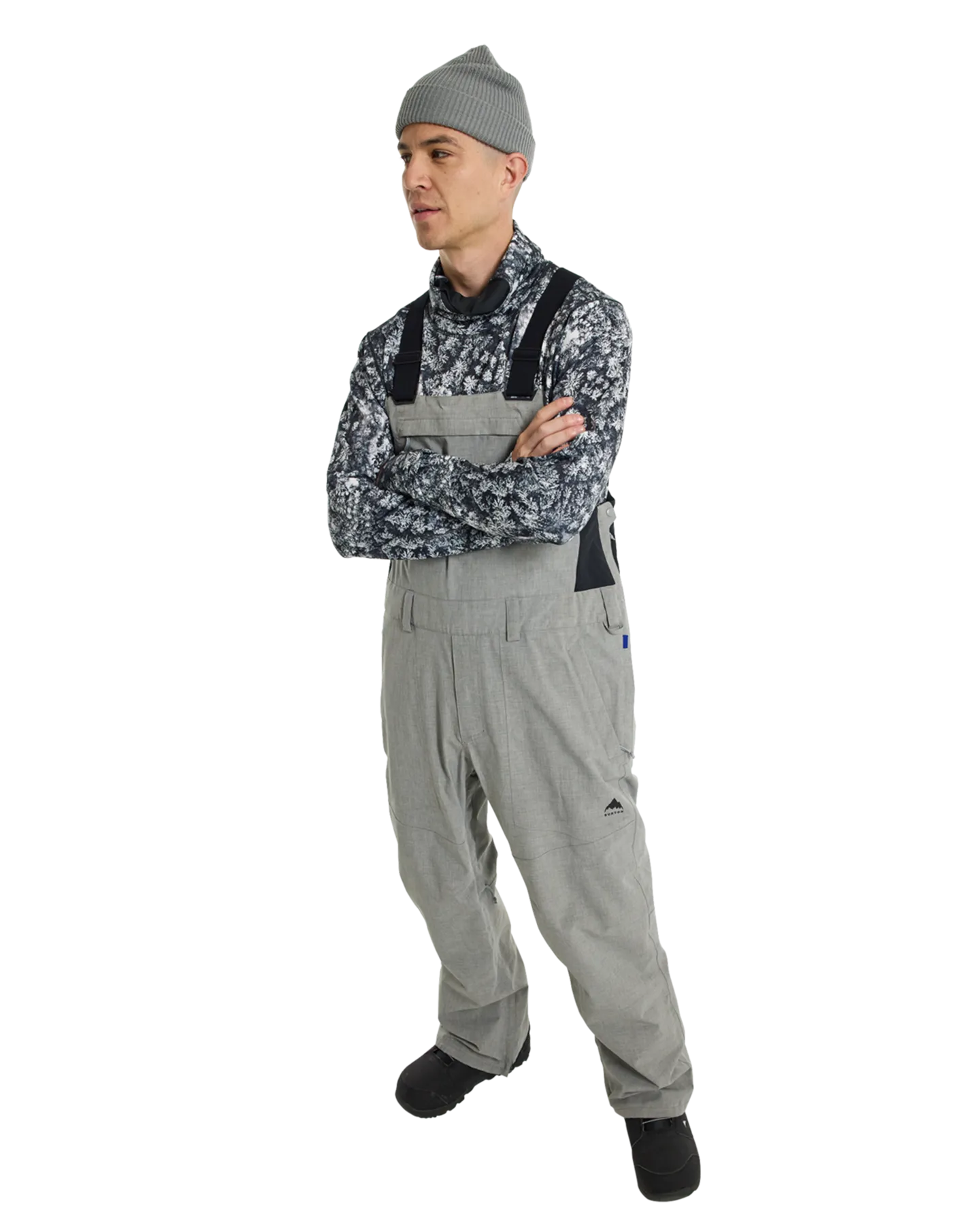 Burton Men's Snowdial 2L Bib Snow Pants - Sharkskin | Shop Snow Pants & Suits at Trojan Wake Ski Snow & Snow Skiers 