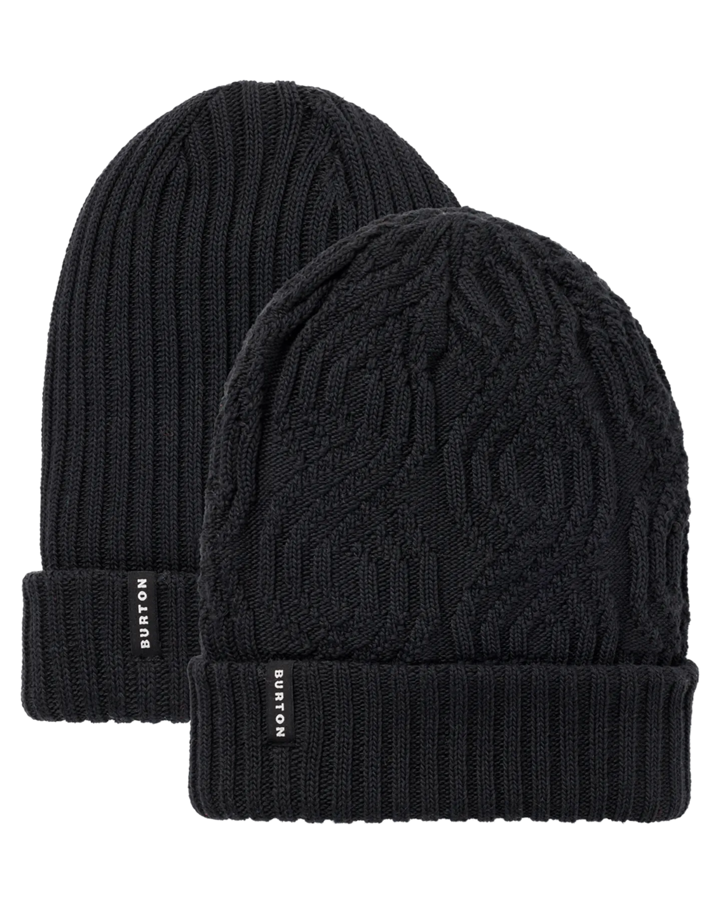 Burton Recycled Reversible Beanie - True Black | Shop Headwear at Trojan Wake Ski Snow & Snow Skiers Warehouse