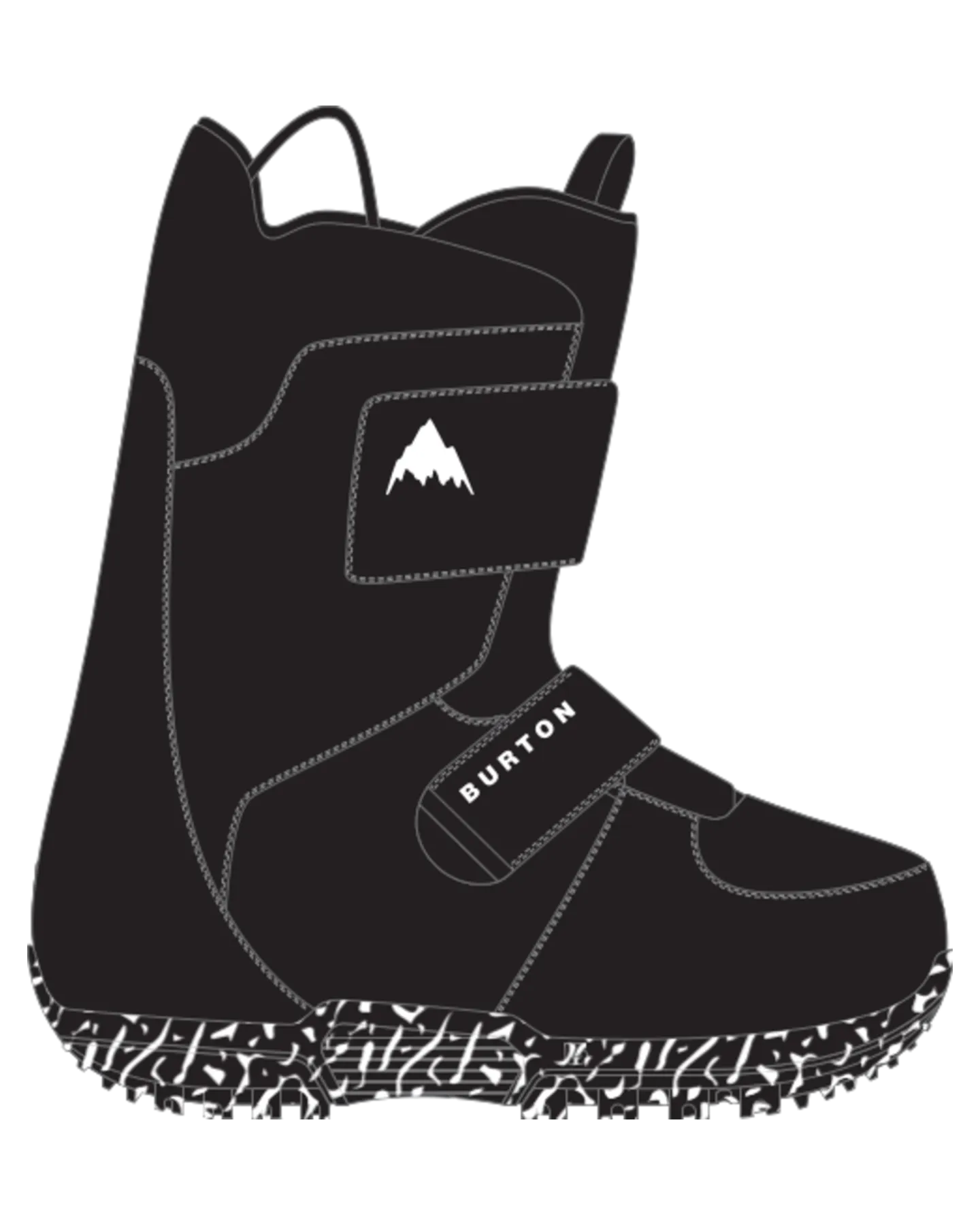 Burton Toddlers' Mini Grom Snowboard Boots - Black | Shop Snowboard Boots at Trojan Wake Ski Snow & Snow Skiers Warehous