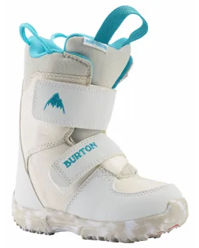 Burton Toddlers' Mini Grom Snowboard Boots - White | Shop Snowboard Boots at Trojan Wake Ski Snow & Snow Skiers Warehous