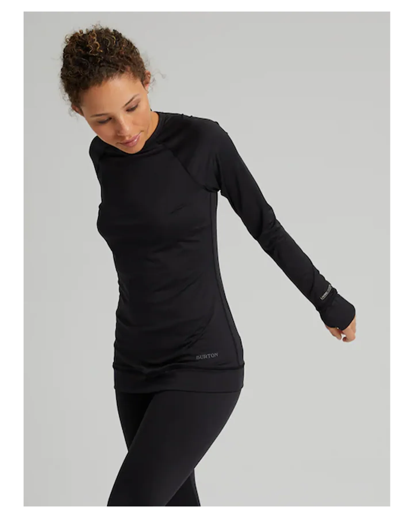 Burton Women's Burton Lightweight X Base Layer Crewneck - True Black