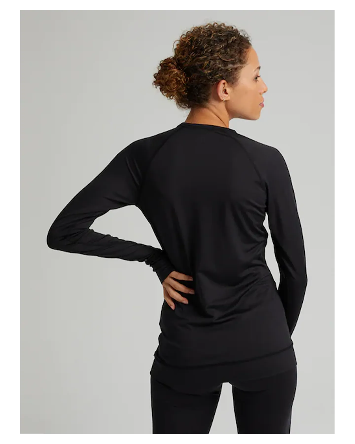 Burton Women's Burton Lightweight X Base Layer Crewneck - True Black