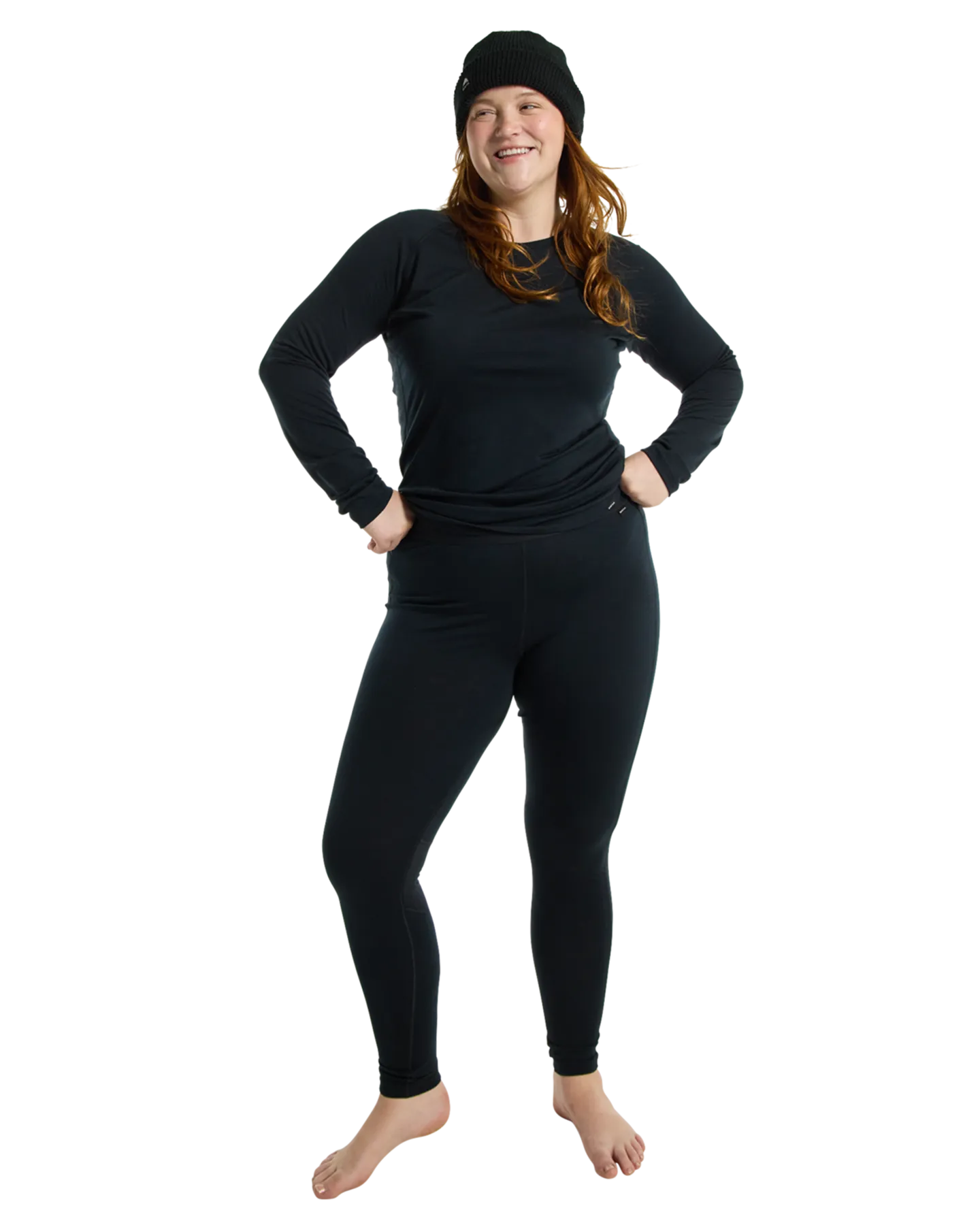 Burton Women's Phayse Merino Base Layer Pants - True Black | Shop Long Johns at Trojan Wake Ski Snow & Snow Skiers Wareh