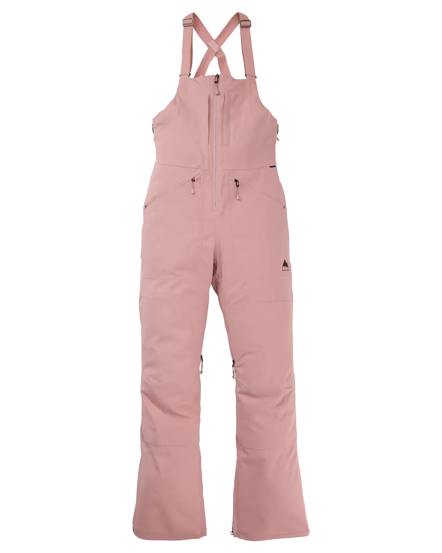 Burton Women's Reserve Stretch 2L Bib Snow Pants - Powder Blush | Shop Snow Pants & Suits at Trojan Wake Ski Snow & 