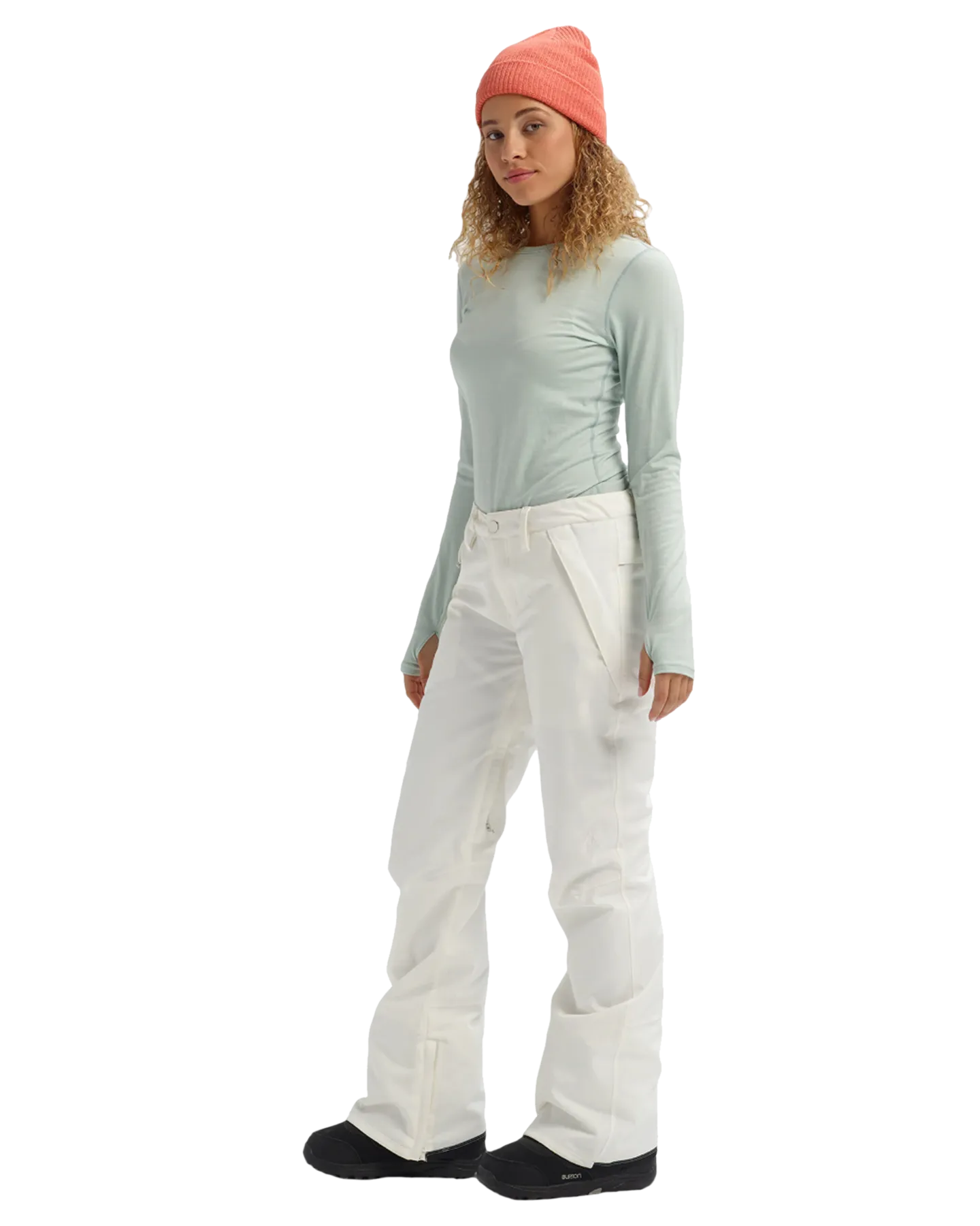 Burton Women's Society Snow Pants - Stout White | Shop Snow Pants & Suits at Trojan Wake Ski Snow & Snow Skiers Ware