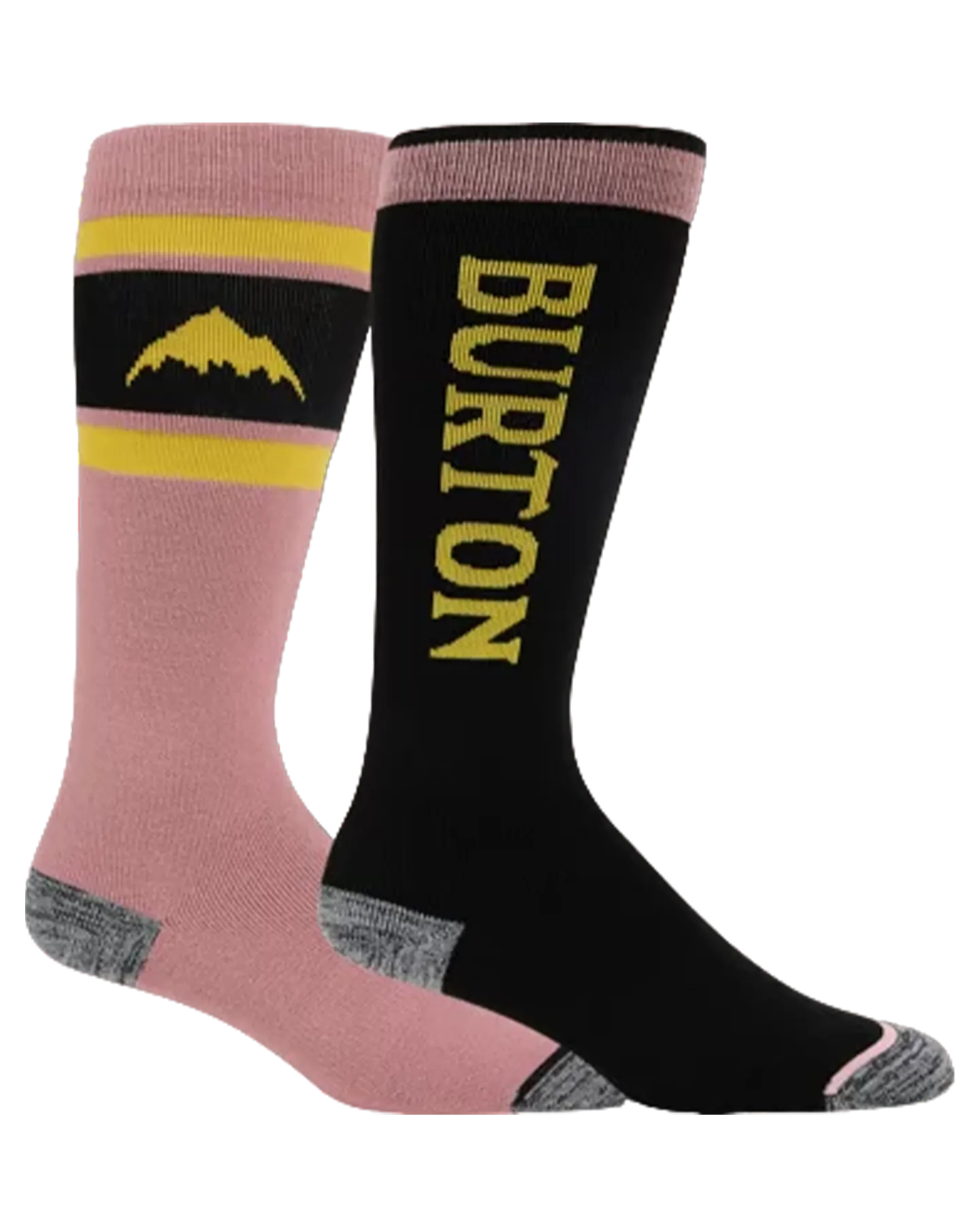 Burton Women's Weekend Midweight Socks 2-Pack - Powder Blush