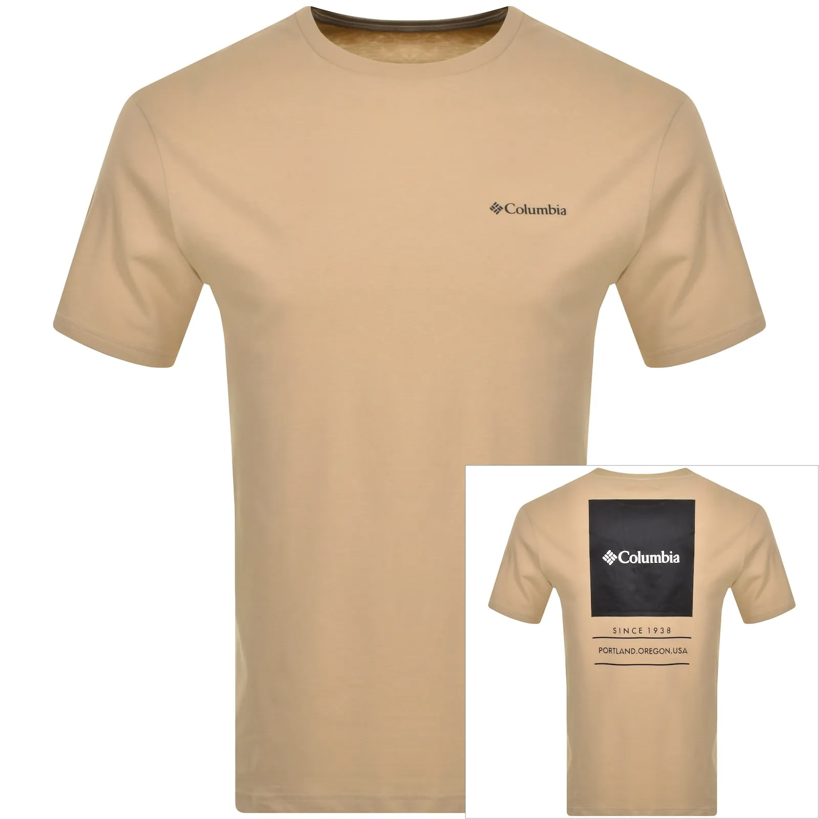 Columbia Barton Springs Graphic T Shirt Beige