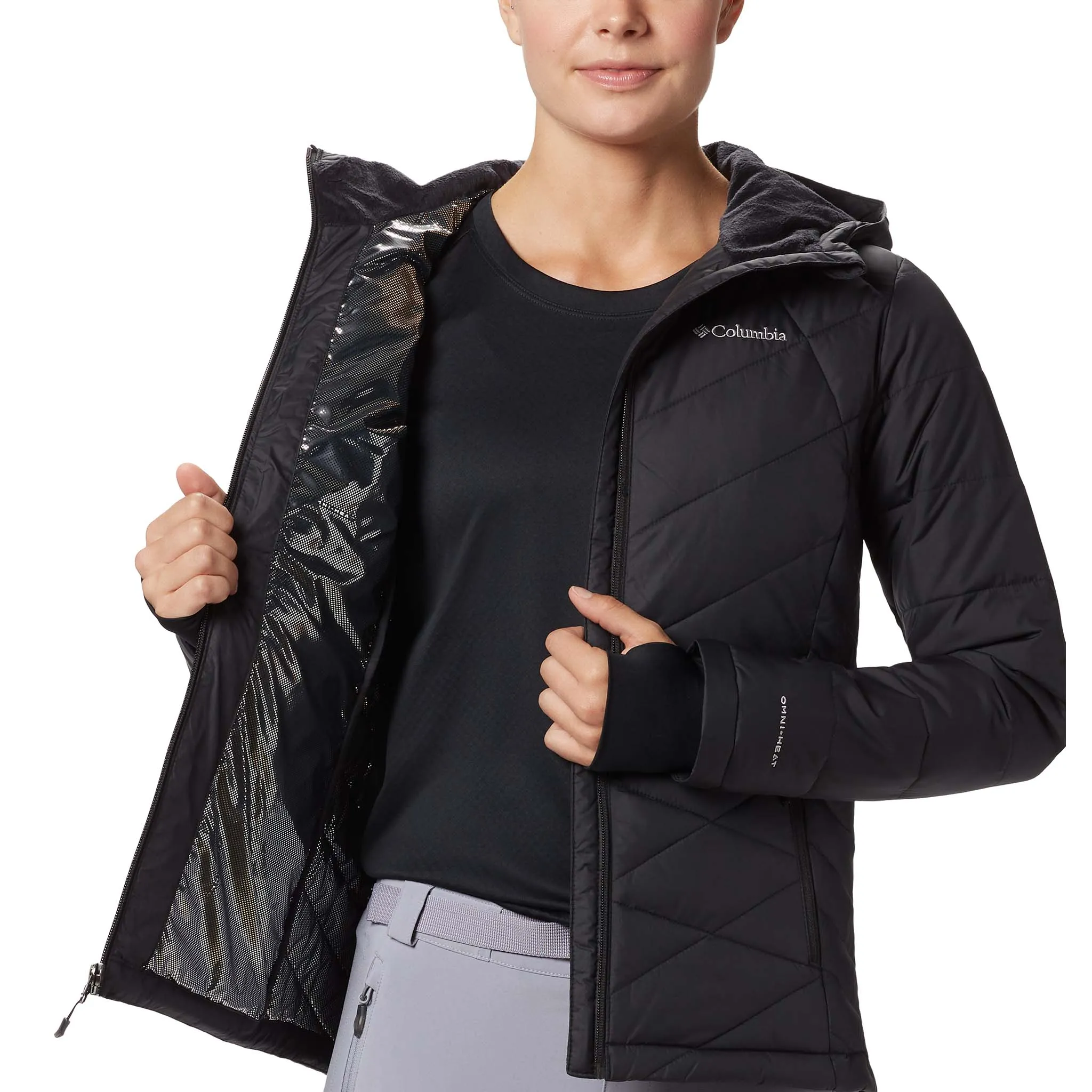 Columbia Heavenly Hooded Jacket manteau d'hiver avec capuchon pour femme