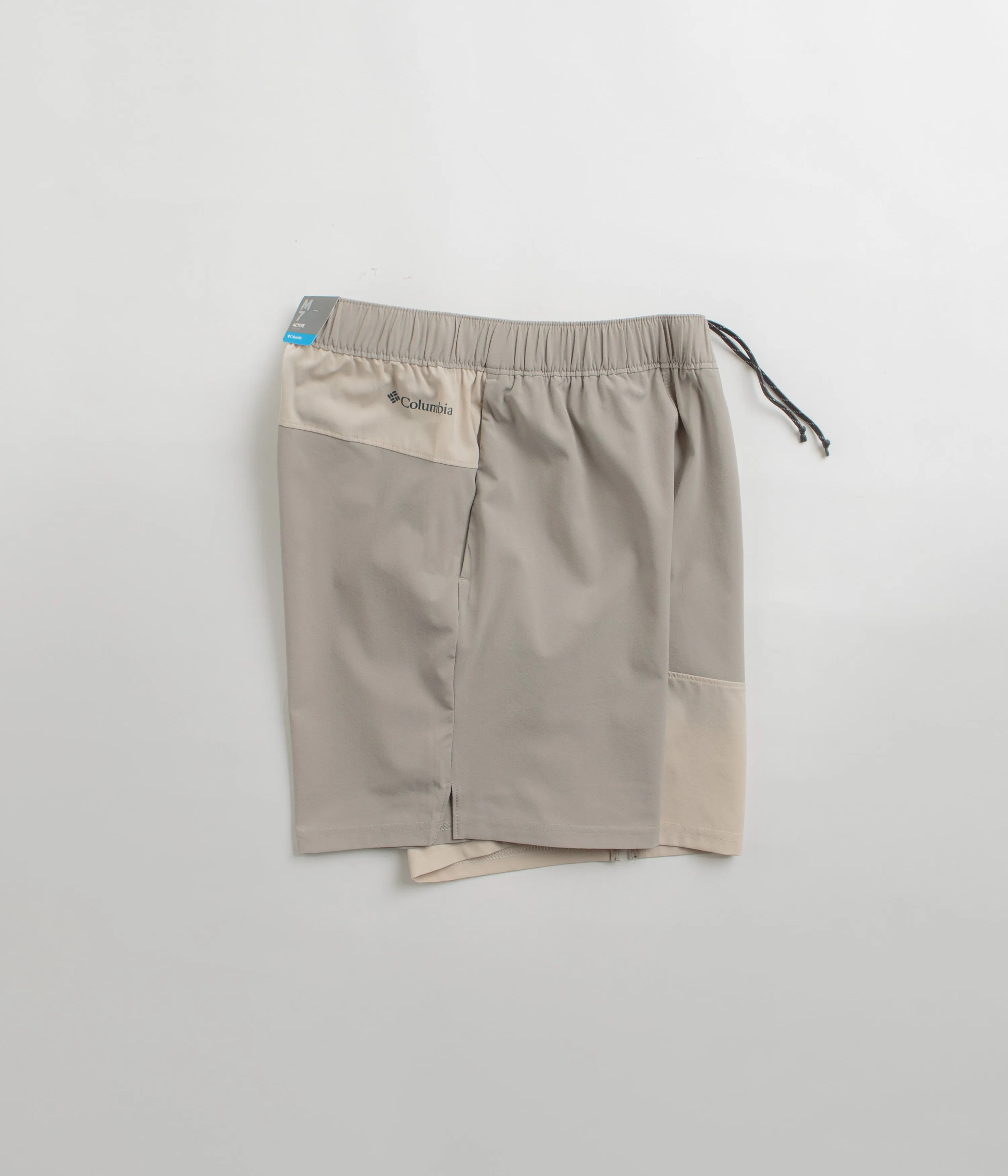 Columbia Hike Color Block Shorts - Flint Grey / Dark Stone