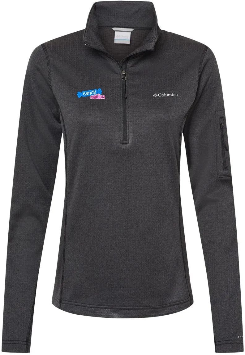 Columbia Ladies Park View Grid Fleece Half-Zip