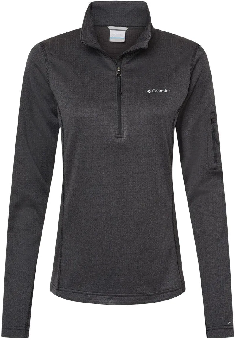 Columbia Ladies Park View Grid Fleece Half-Zip