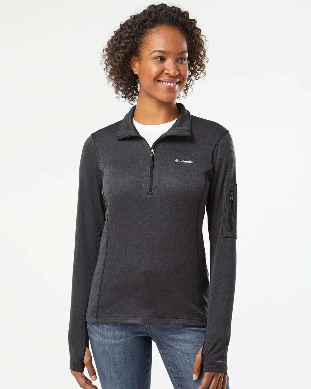 Columbia Ladies Park View Grid Fleece Half-Zip