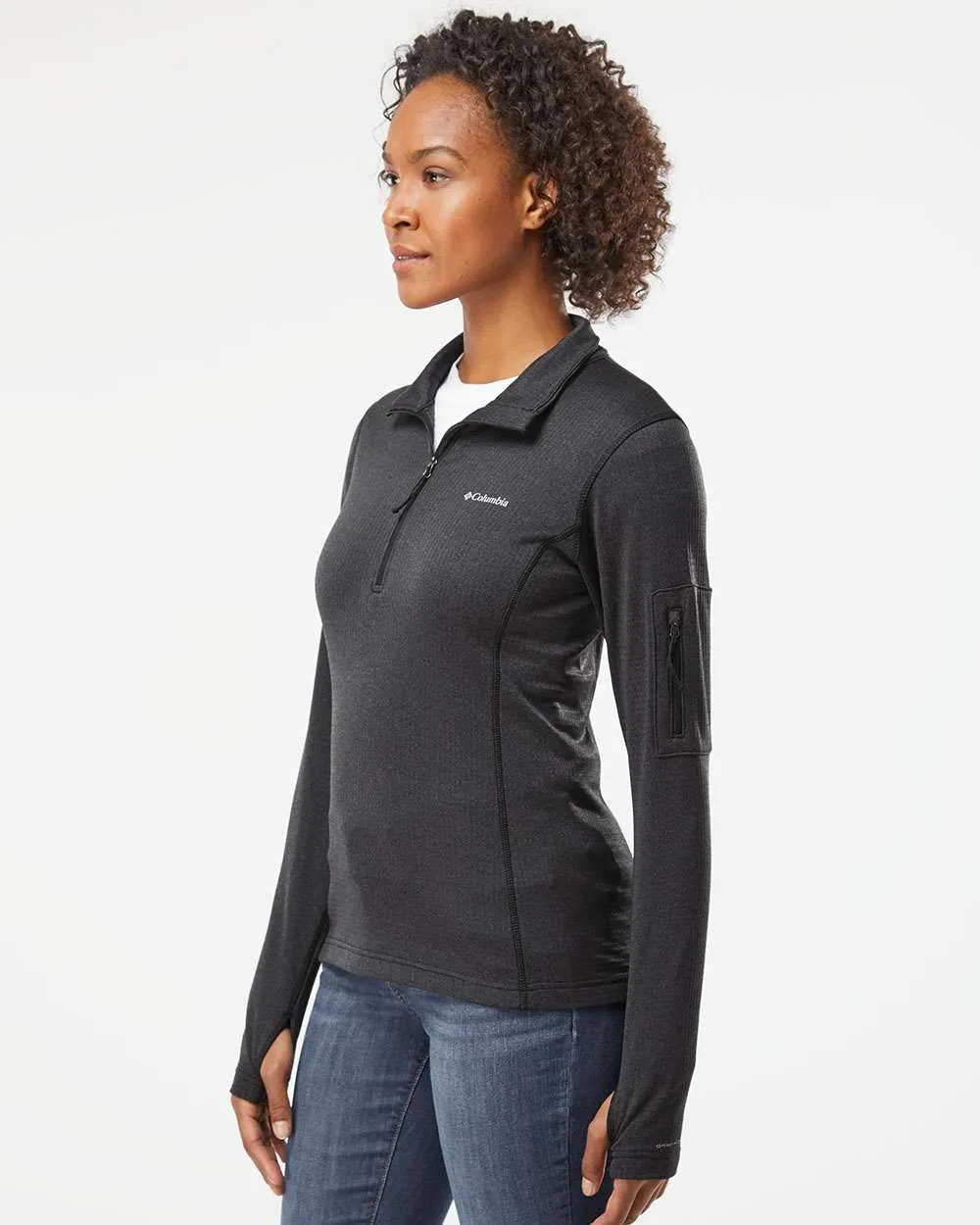 Columbia Ladies Park View Grid Fleece Half-Zip